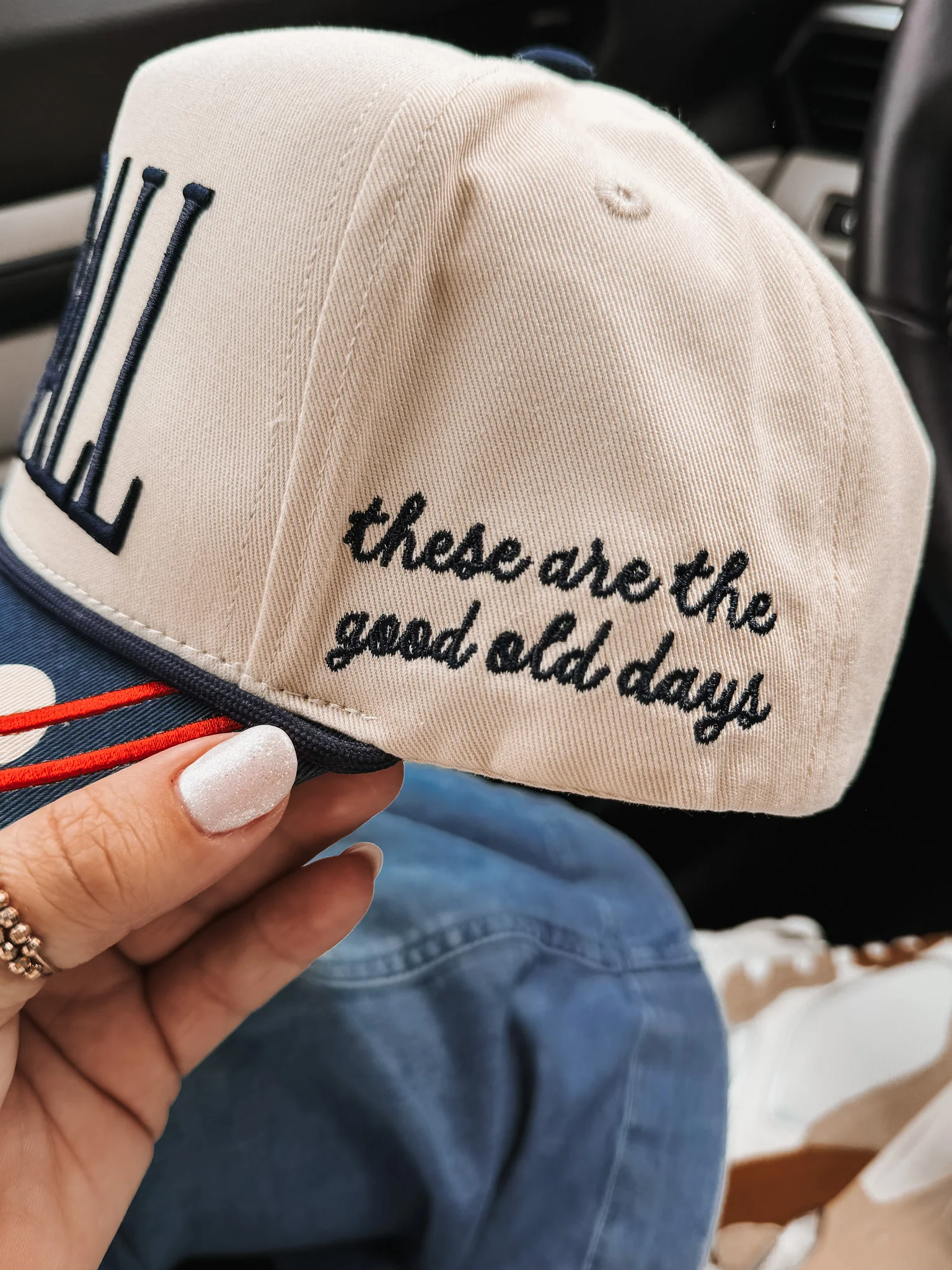Polka Dot Baseball Hat - Image 2