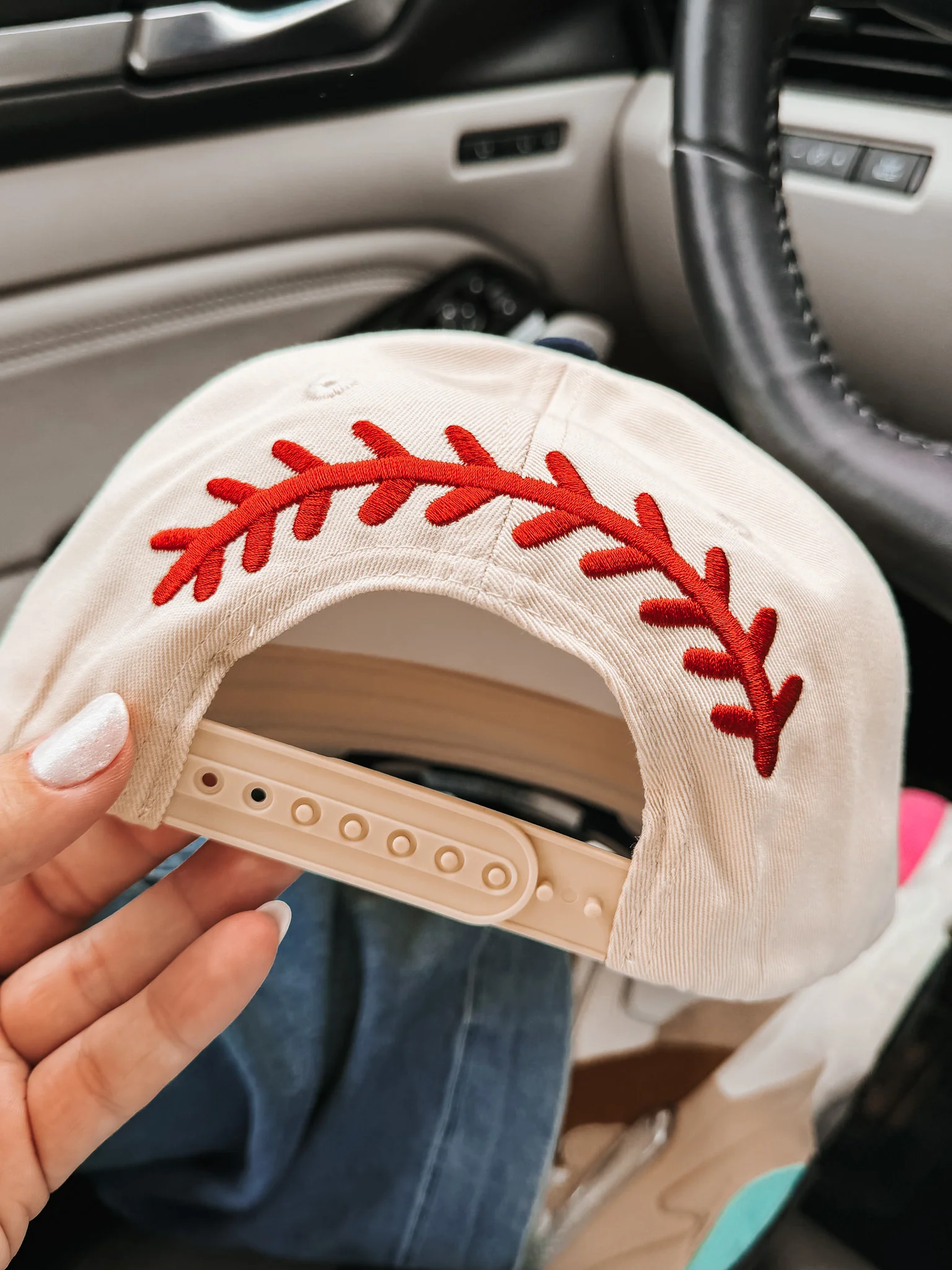 Polka Dot Baseball Hat - Image 3