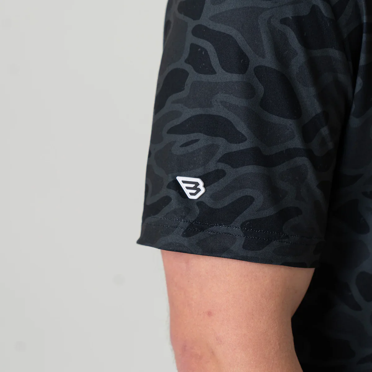 Men's Burlebo Performance Polo - Black Camo - Image 10