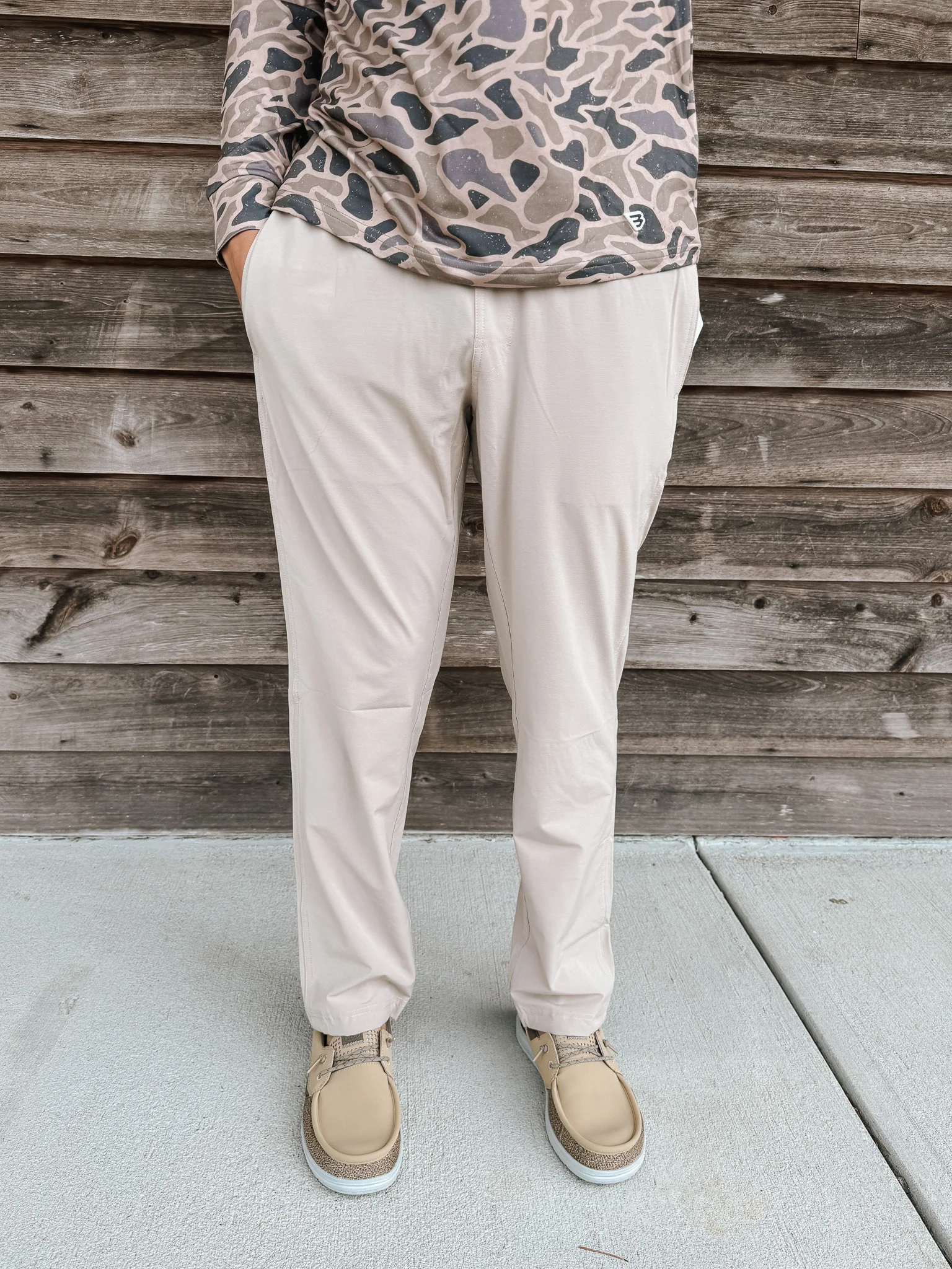 Burlebo Men's Performance Pants in Cobblestone - Image 12