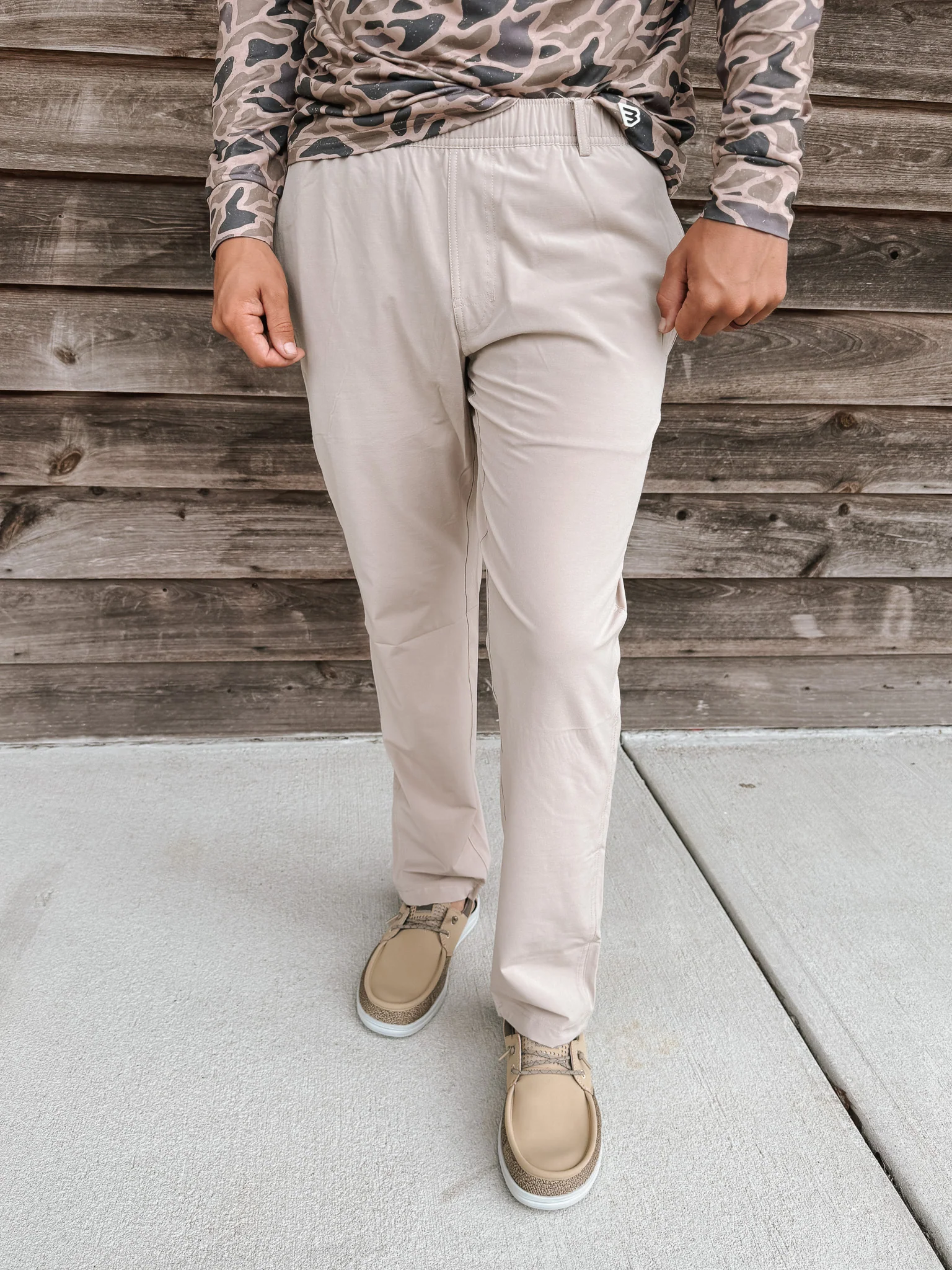 Burlebo Men's Performance Pants in Cobblestone - Image 13