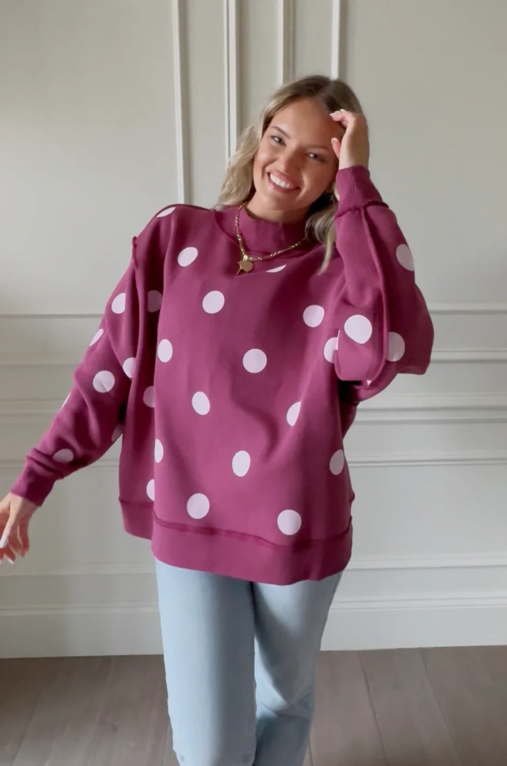 Praise God 2-Sided Reversible Mock Sweatshirt - Image 3