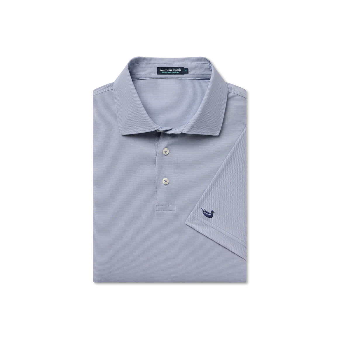 Southern Marsh Santa Clara Performance Polo in Washed Slate - Image 3