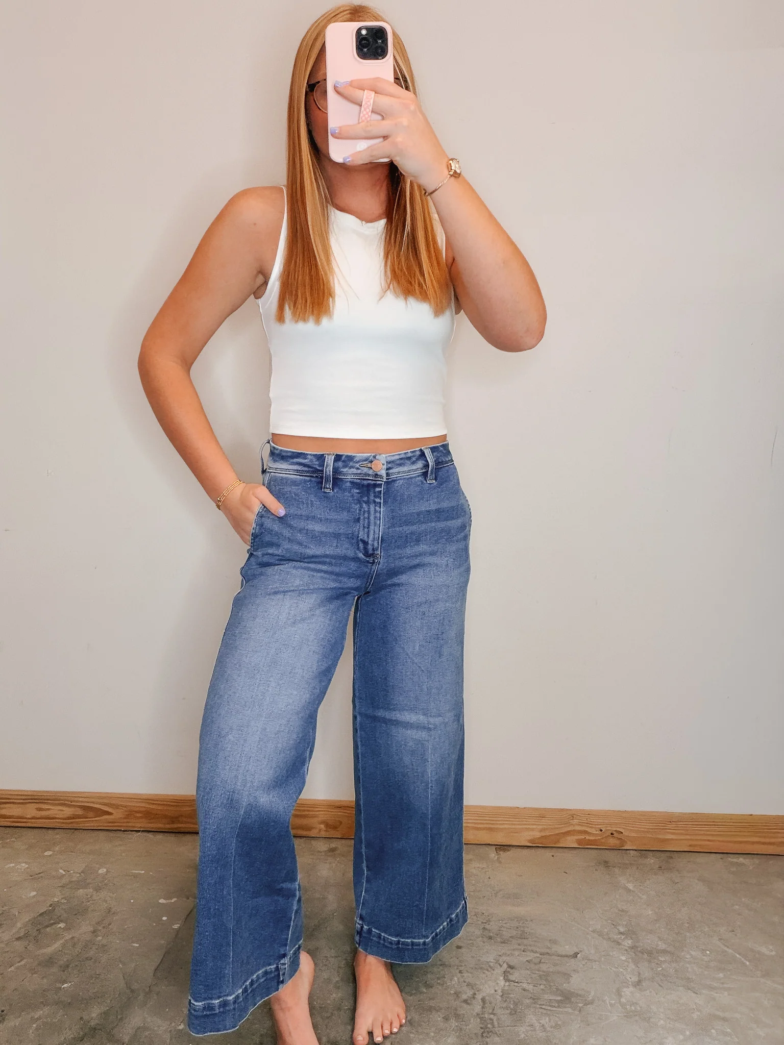 The Stevie Mid Rise Cropped Jeans - Image 2