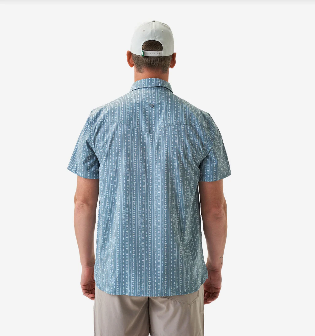Burlebo Men's Performance Western Shirt - Burlebo Ranch Sage - Image 5