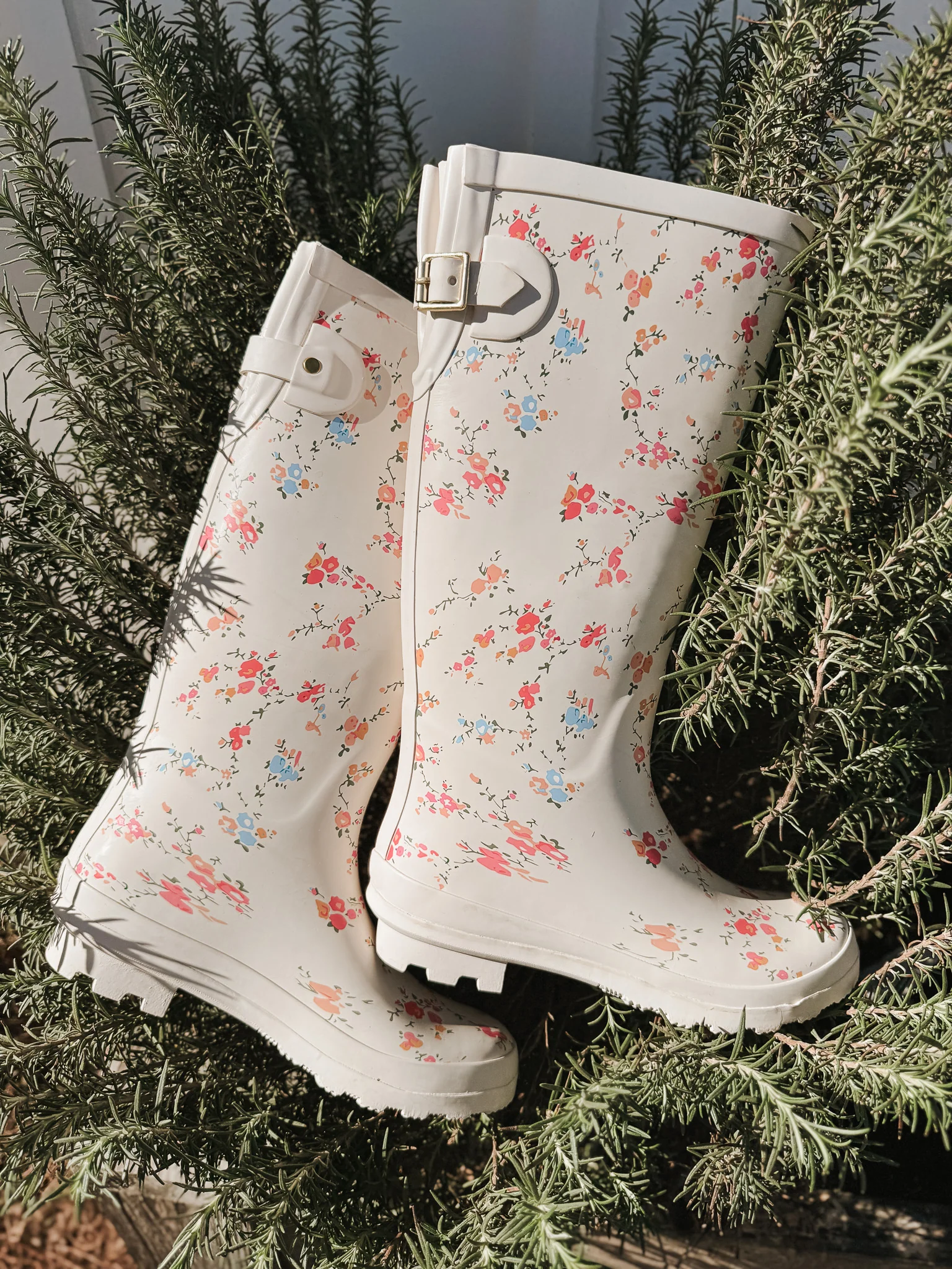 Puddle Party Floral Rainboots - Image 2