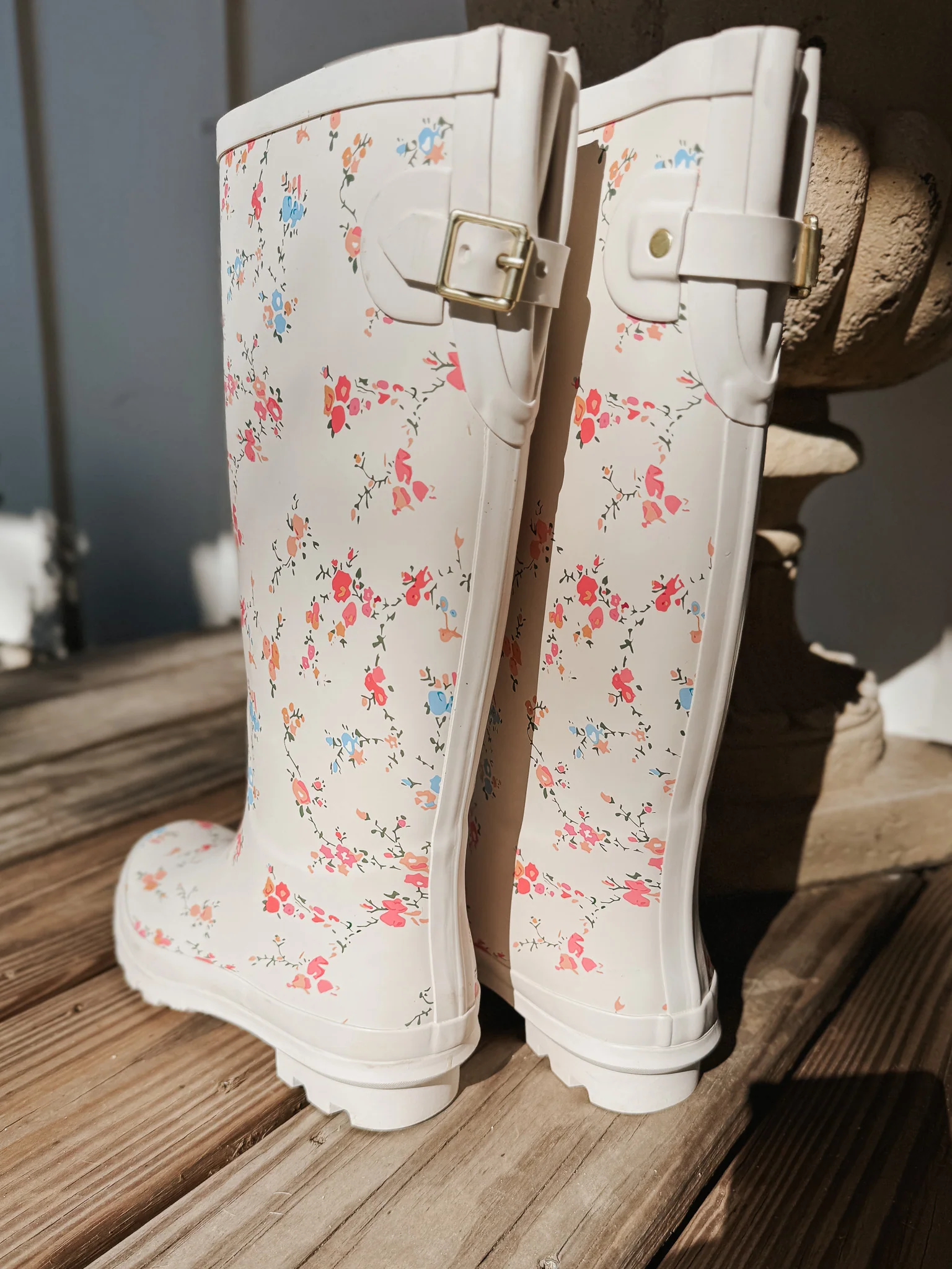 Puddle Party Floral Rainboots - Image 3