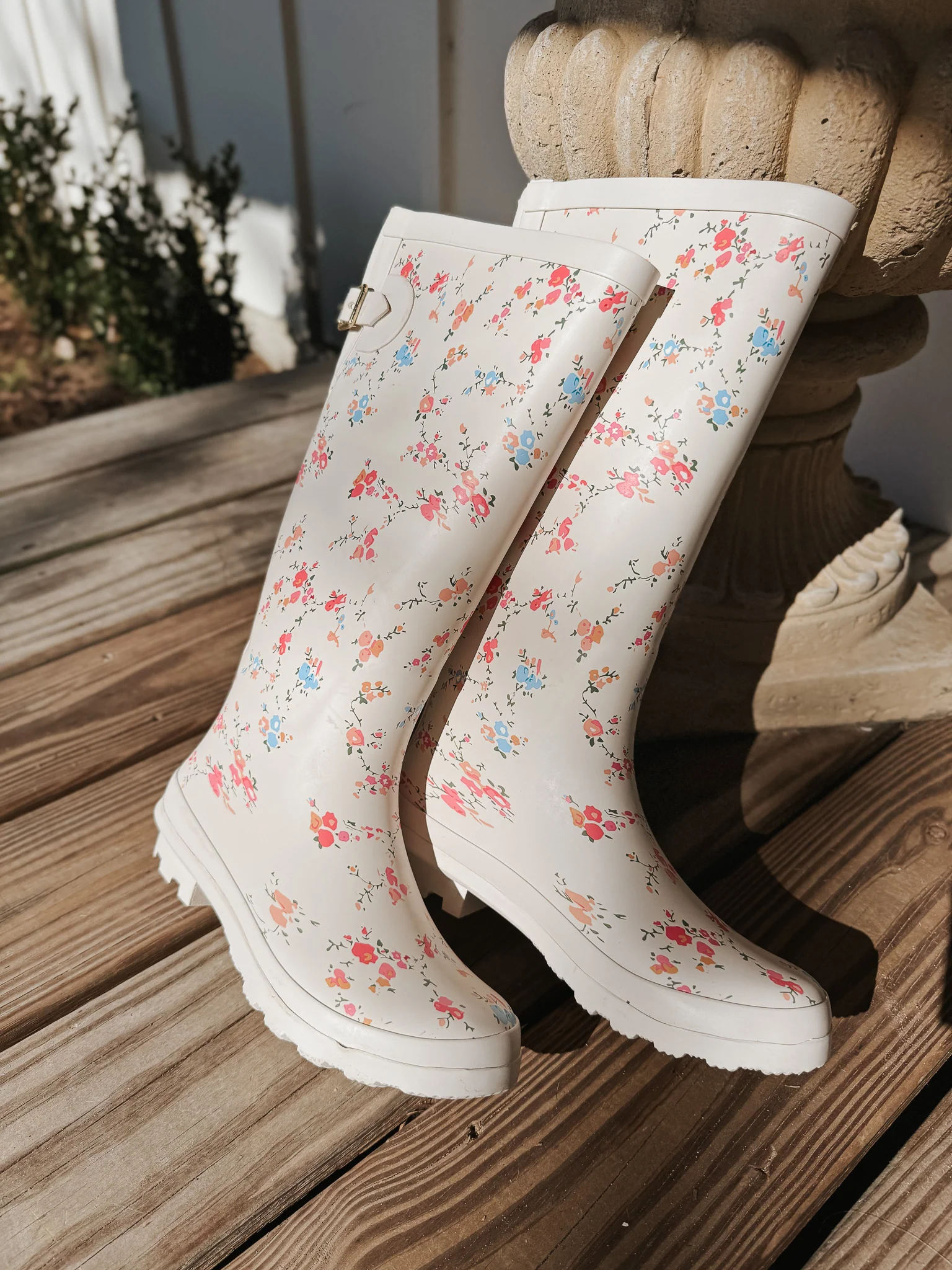 Puddle Party Floral Rainboots - Image 4