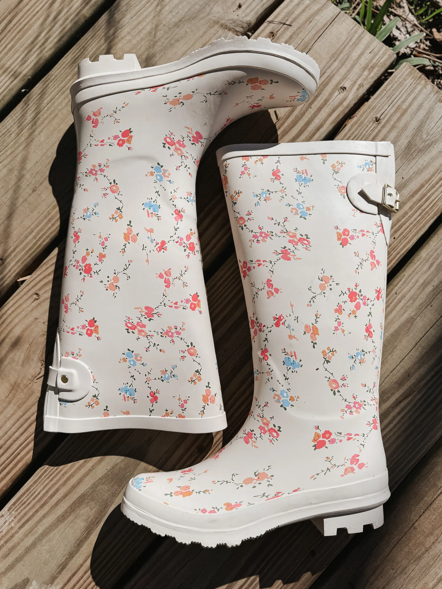Puddle Party Floral Rainboots - Image 5