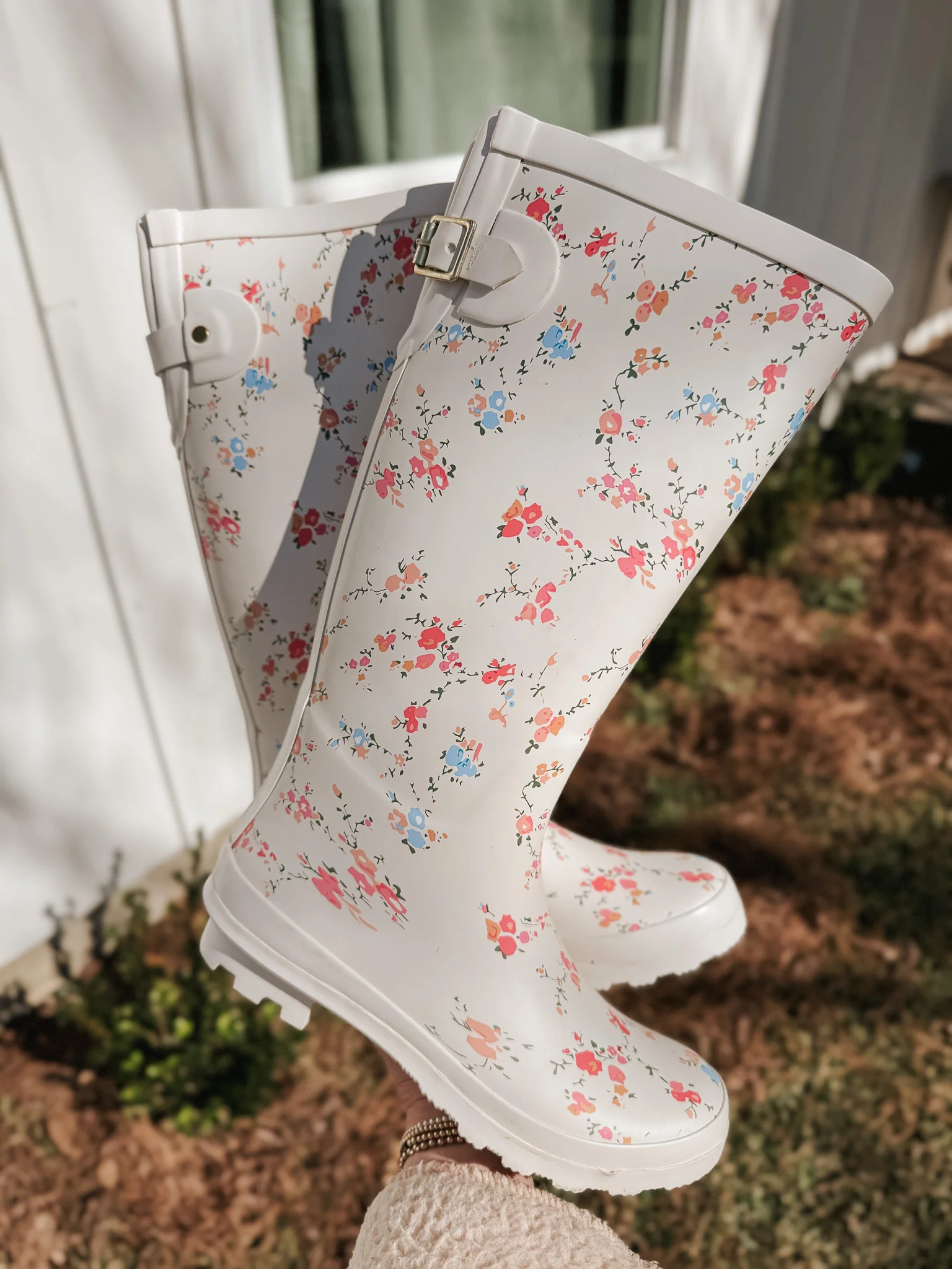 Puddle Party Floral Rainboots - Image 6
