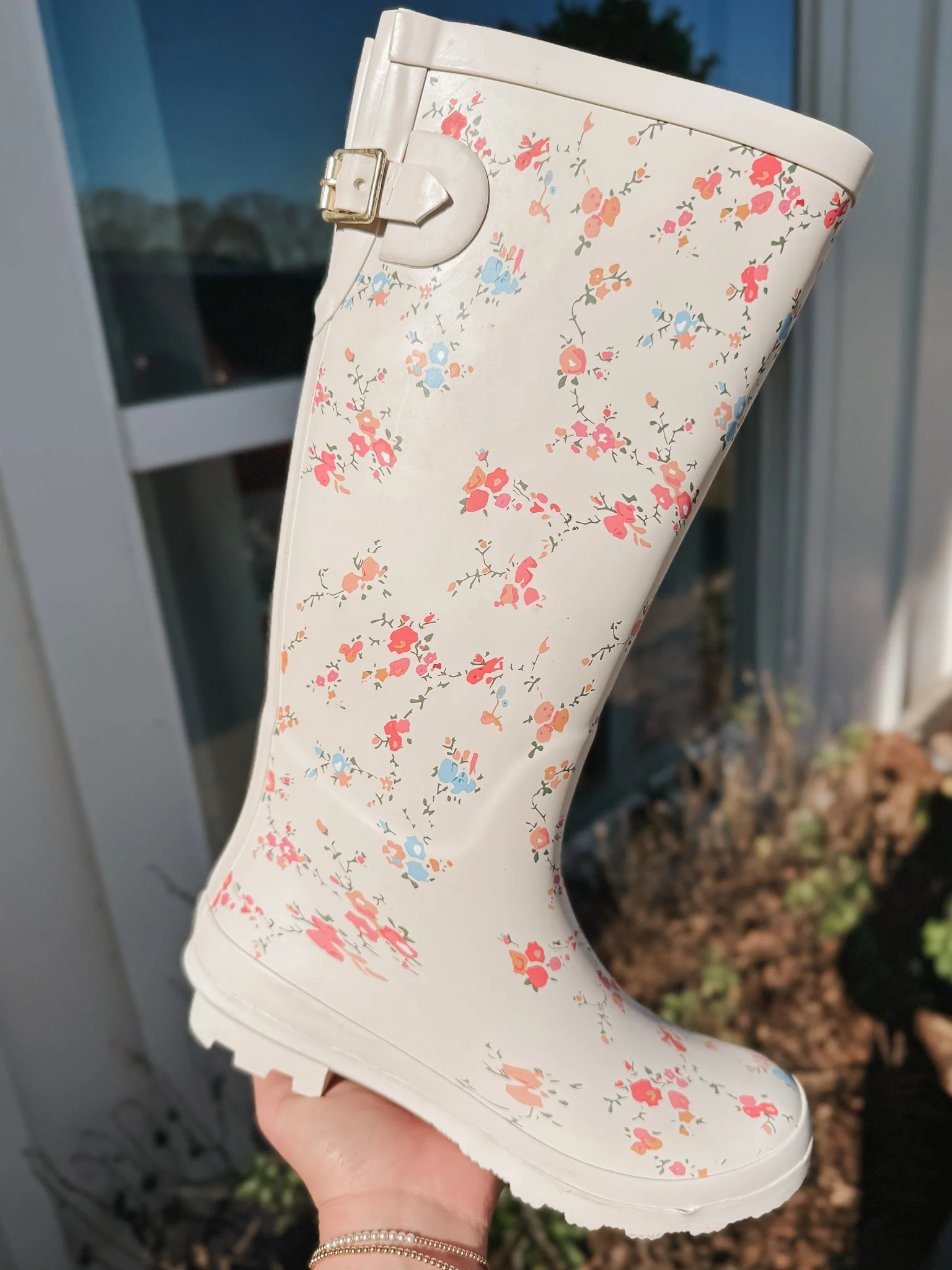 Puddle Party Floral Rainboots - Image 7