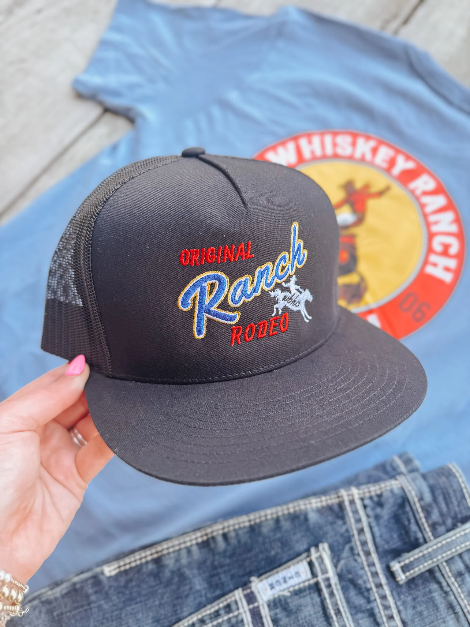 Whiskey Bent Hat Co. Ranch Rodeo Trucker - Image 3