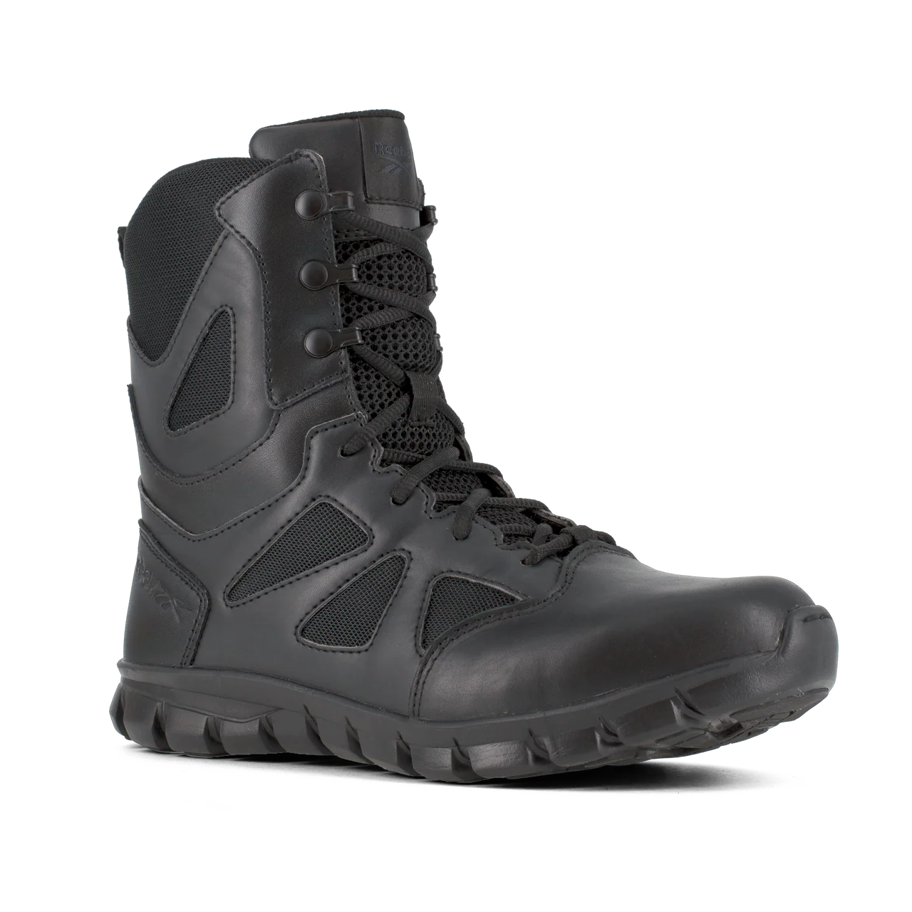 Men's Reebok 8" Tactical Boot with Side Zipper Black Boots - Image 5