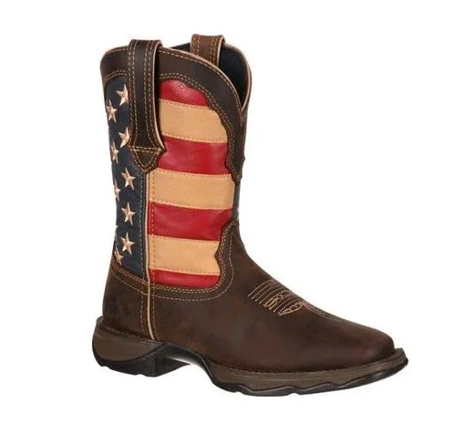 LADY REBEL BY DURANGO PATRIOTIC WOMEN'S PULL-ON WESTERN FLAG BOOT - Image 4