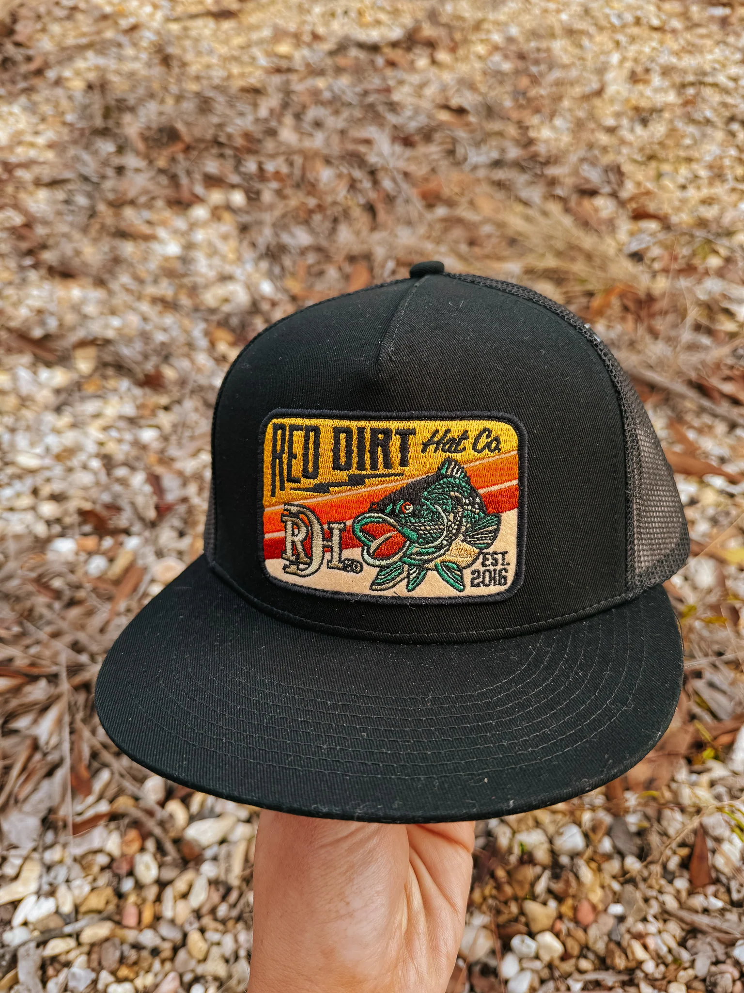 Red Dirt Hat Co. Wallhanger Black Cap - Image 5