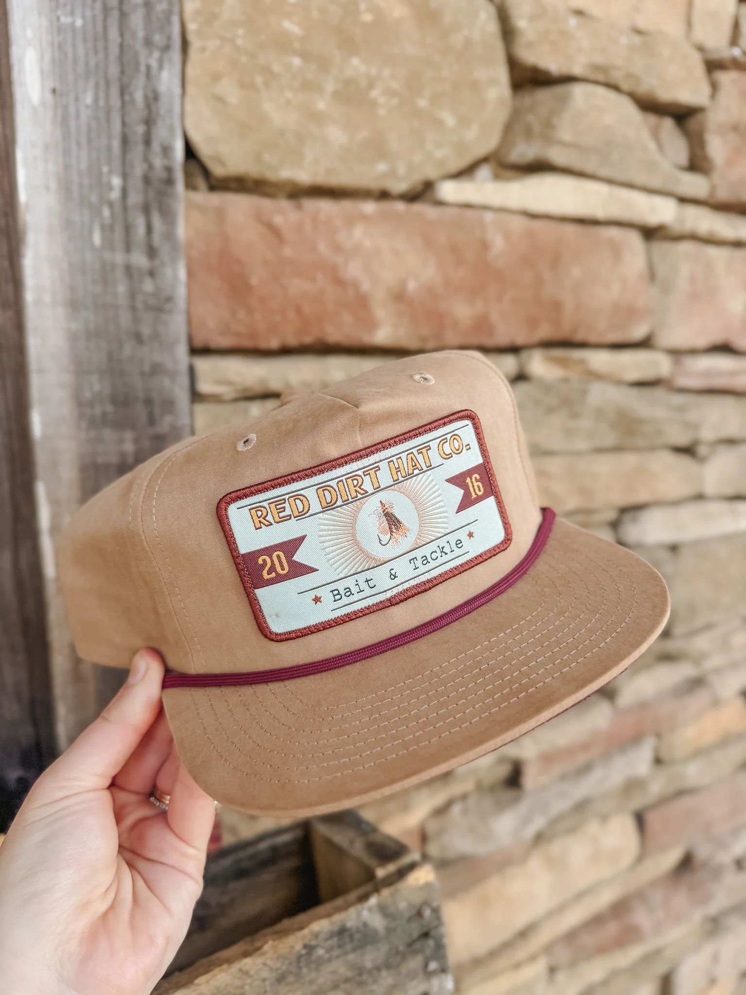Red Dirt Hat Co. Catch & Release Tan Cap - Image 6
