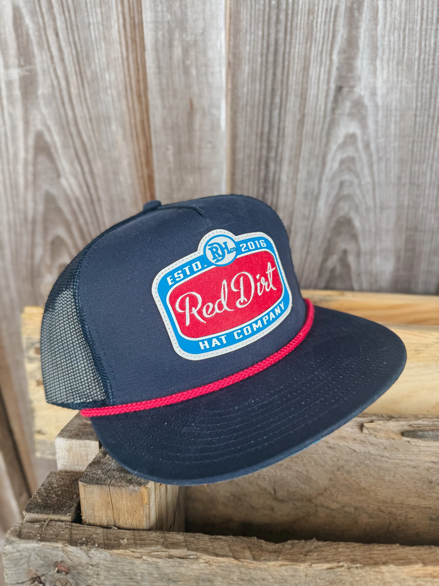 Red Dirt Hat Co. Gitty Up Navy Cap - Image 3