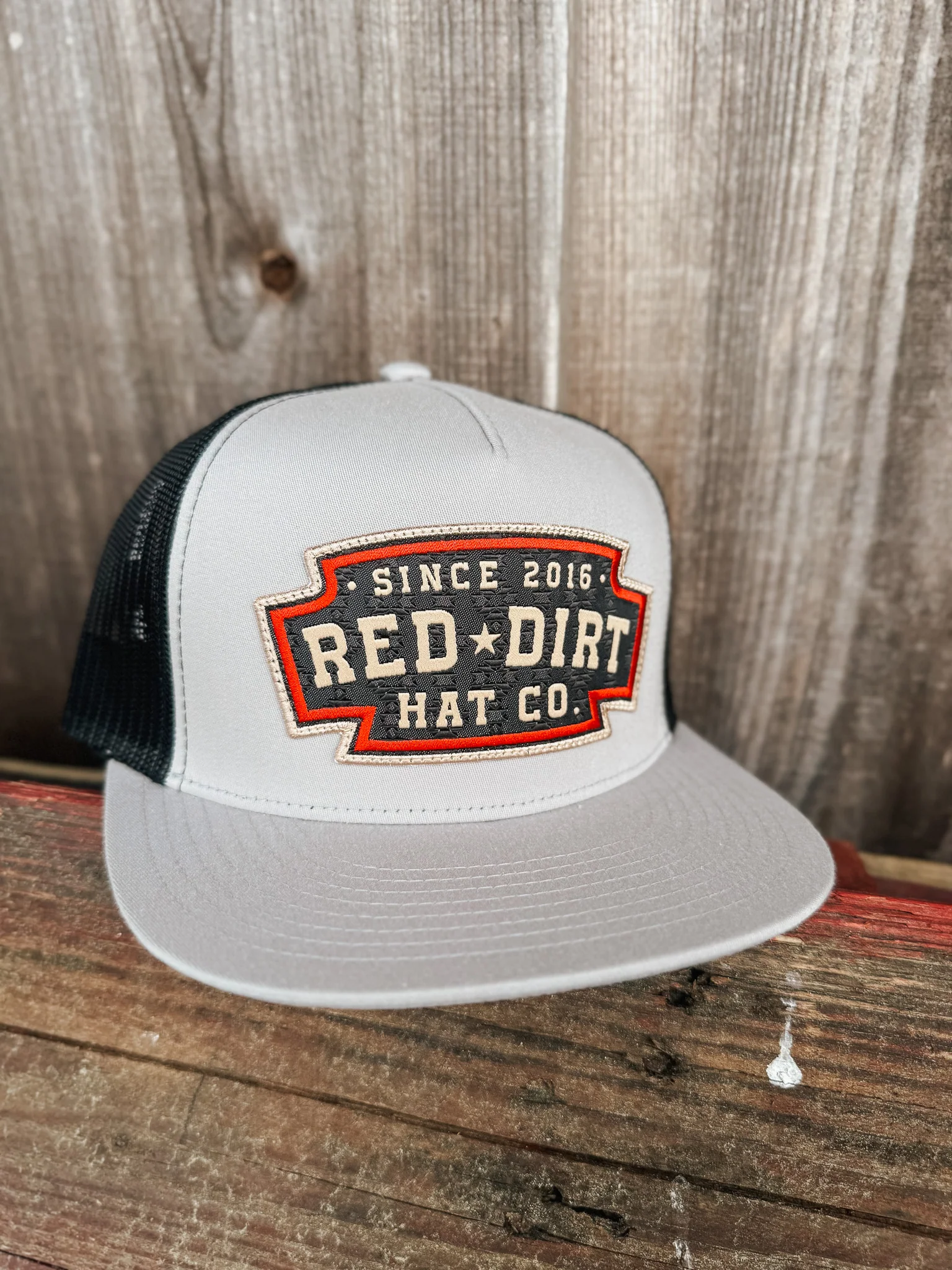 Men's Red Dirt Hat Co. Up in Lights Silver/Black 5P Cap - Image 3