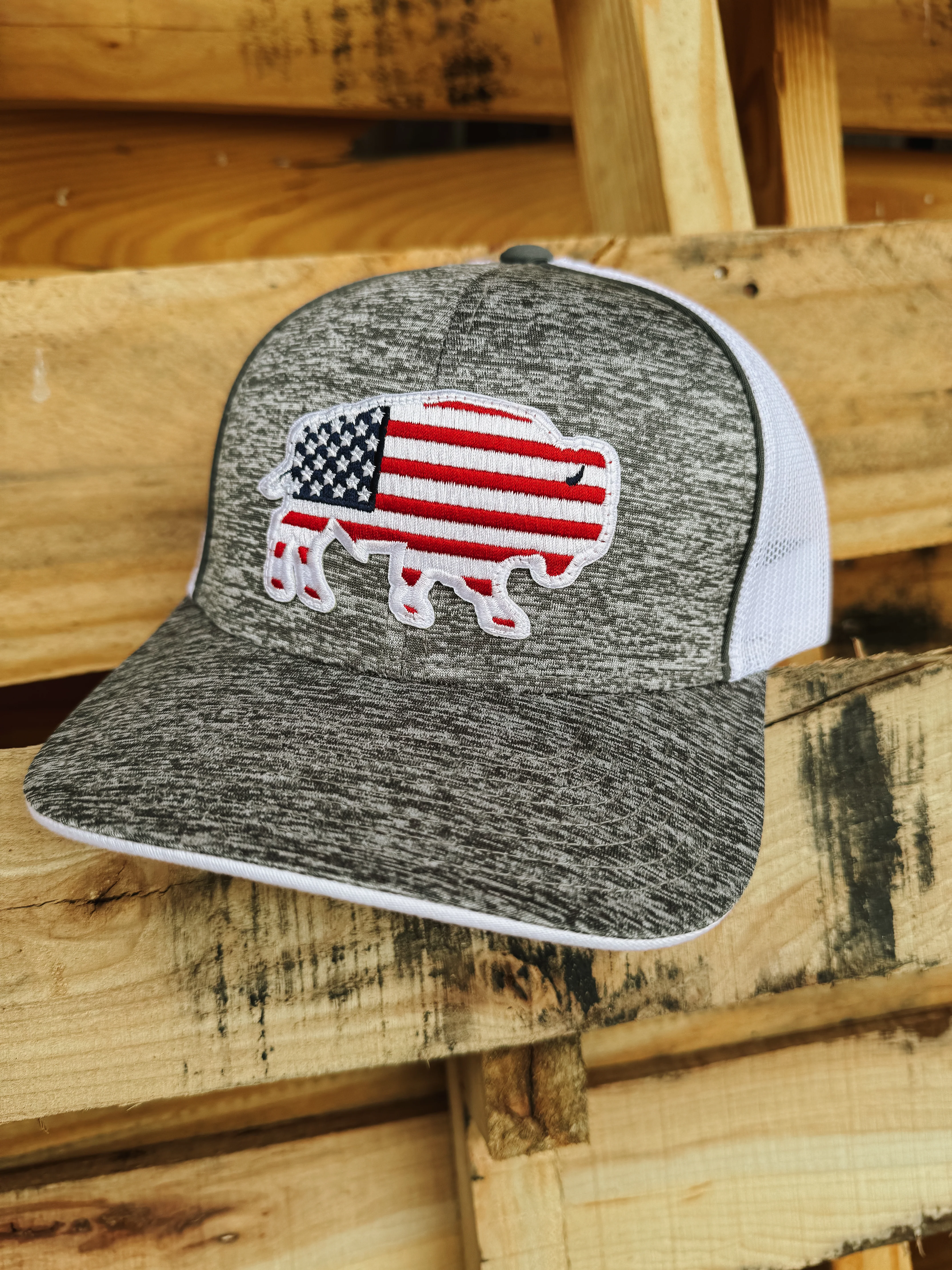 Red Dirt Hat Co. USA Buffalo Cap - Image 3