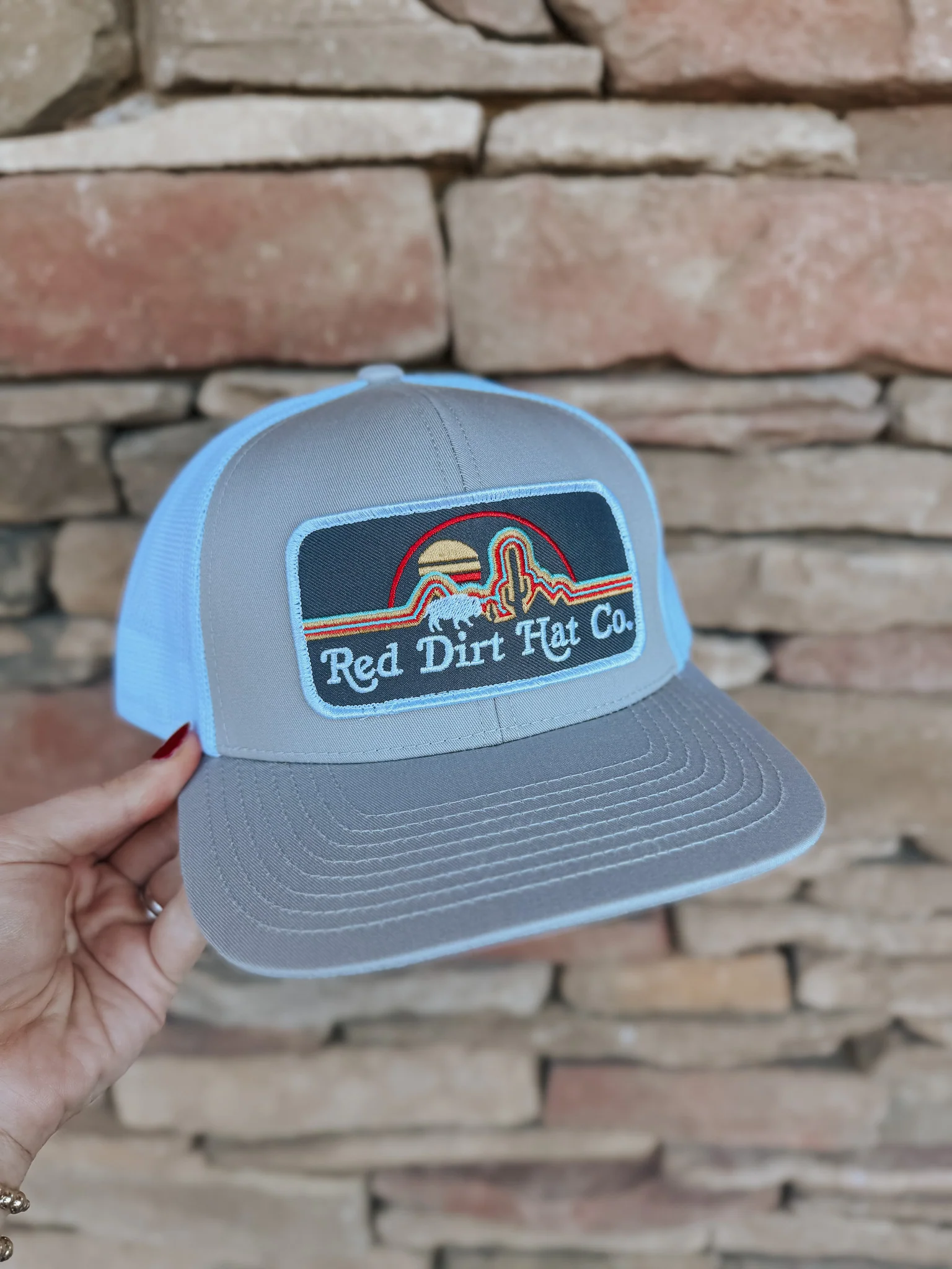 Red Dirt Hat Co. Neon Buffalo Cap - Image 6