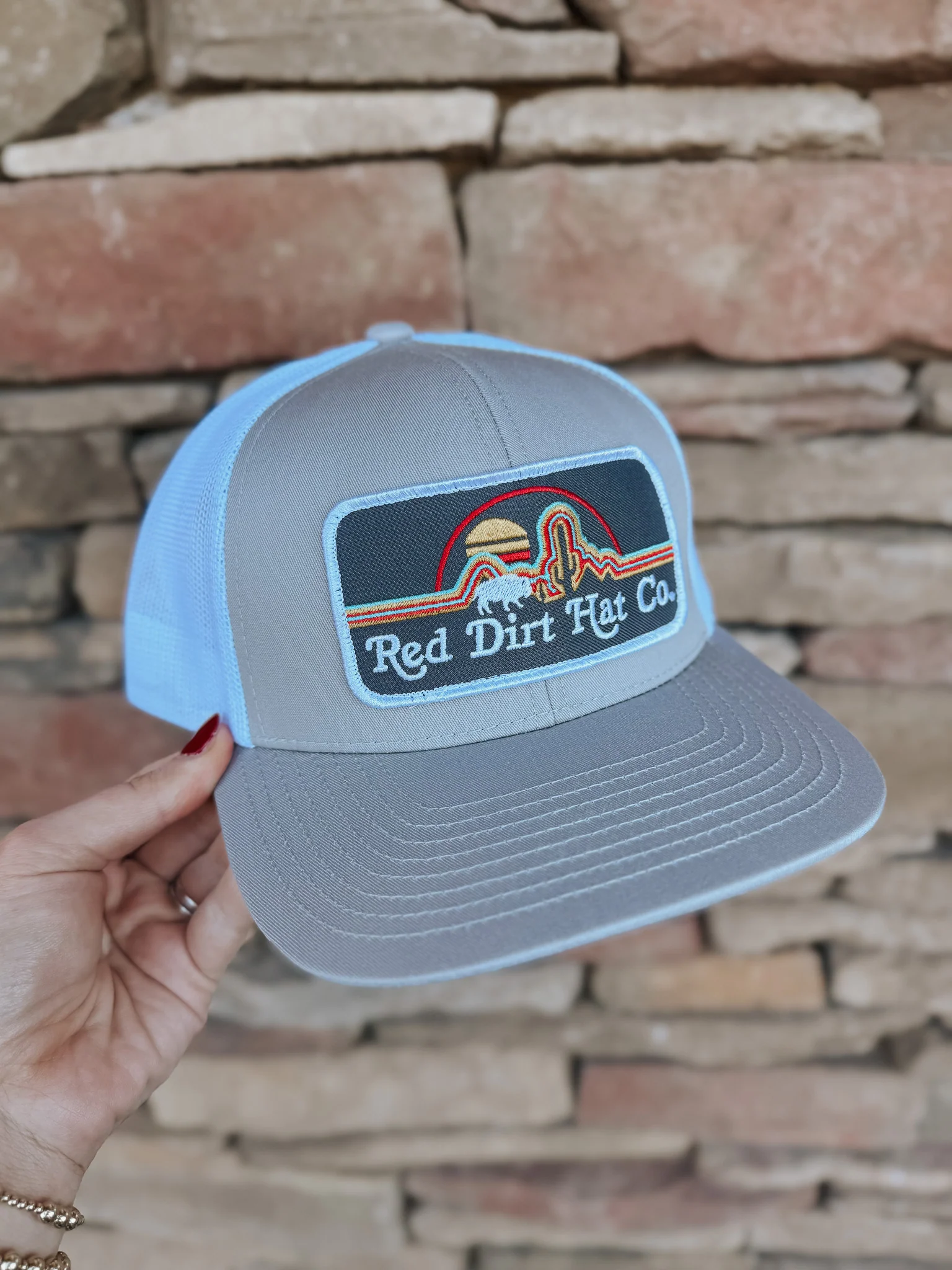 Red Dirt Hat Co. Neon Buffalo Cap - Image 7