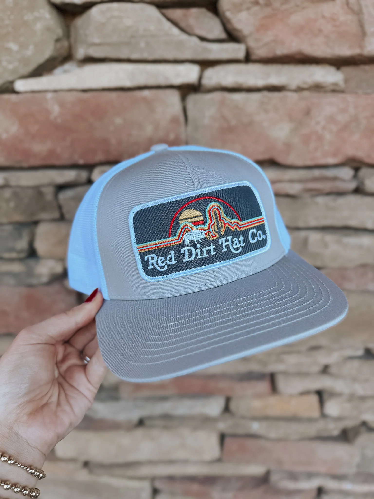 Red Dirt Hat Co. Neon Buffalo Cap - Image 8