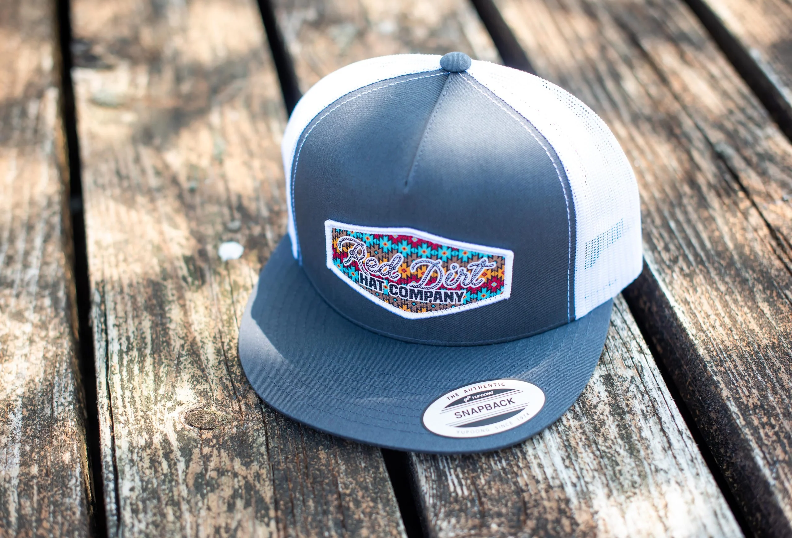 Red Dirt Hat Co. Lasso Charcoal White - Image 5
