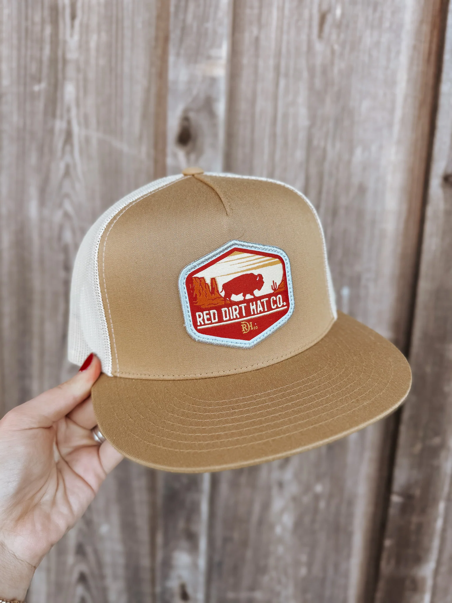 Red Dirt Hat Co. Red Roam Cap - Image 3