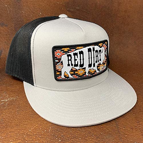 Red Dirt Hat Co. Great White Buffalo Cap in Silver/Black - Image 3
