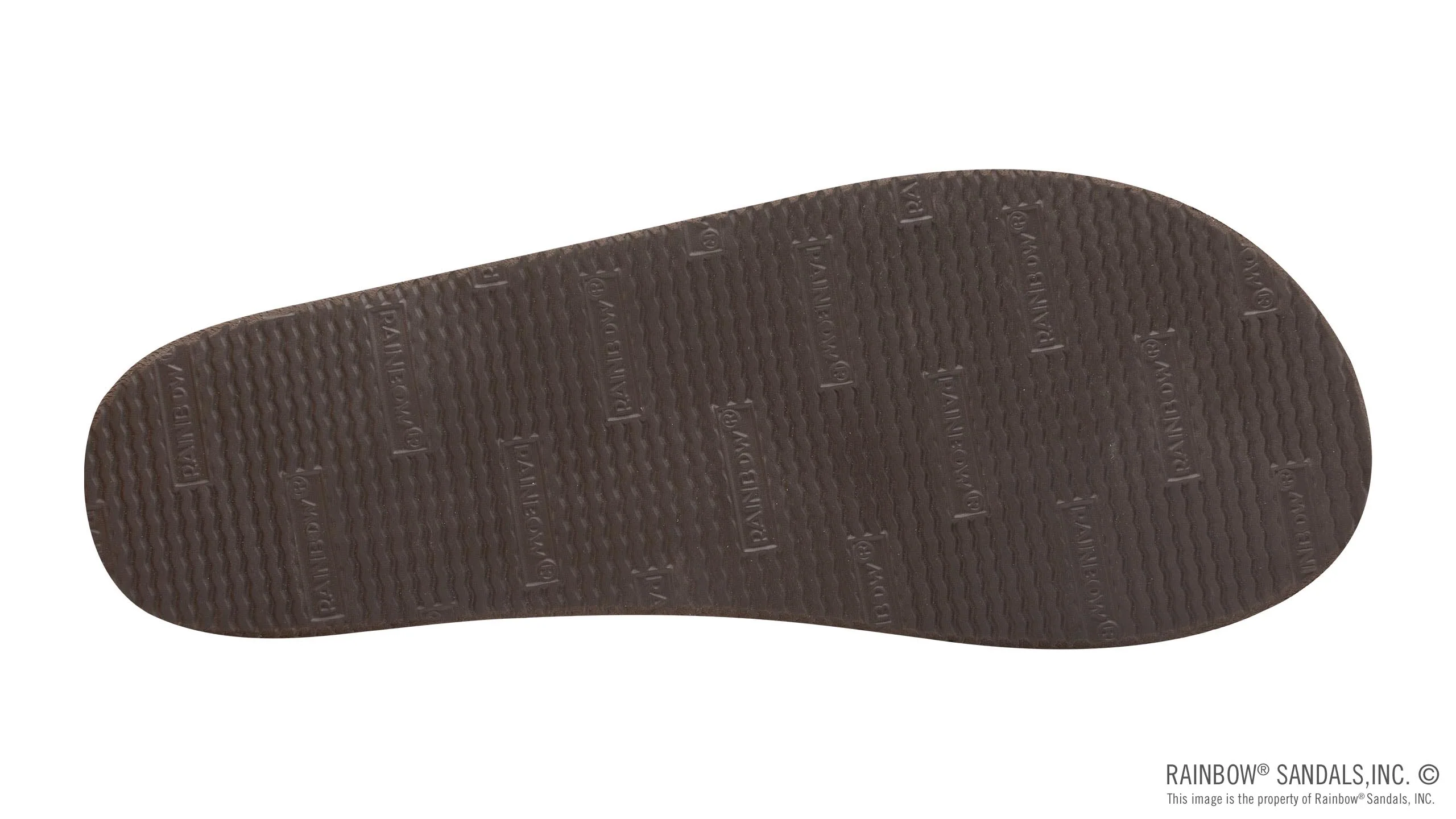 Rainbow Sandals | Women's Single Layer Narrow Strap Premier Leather Sandal in Redwood - Image 5