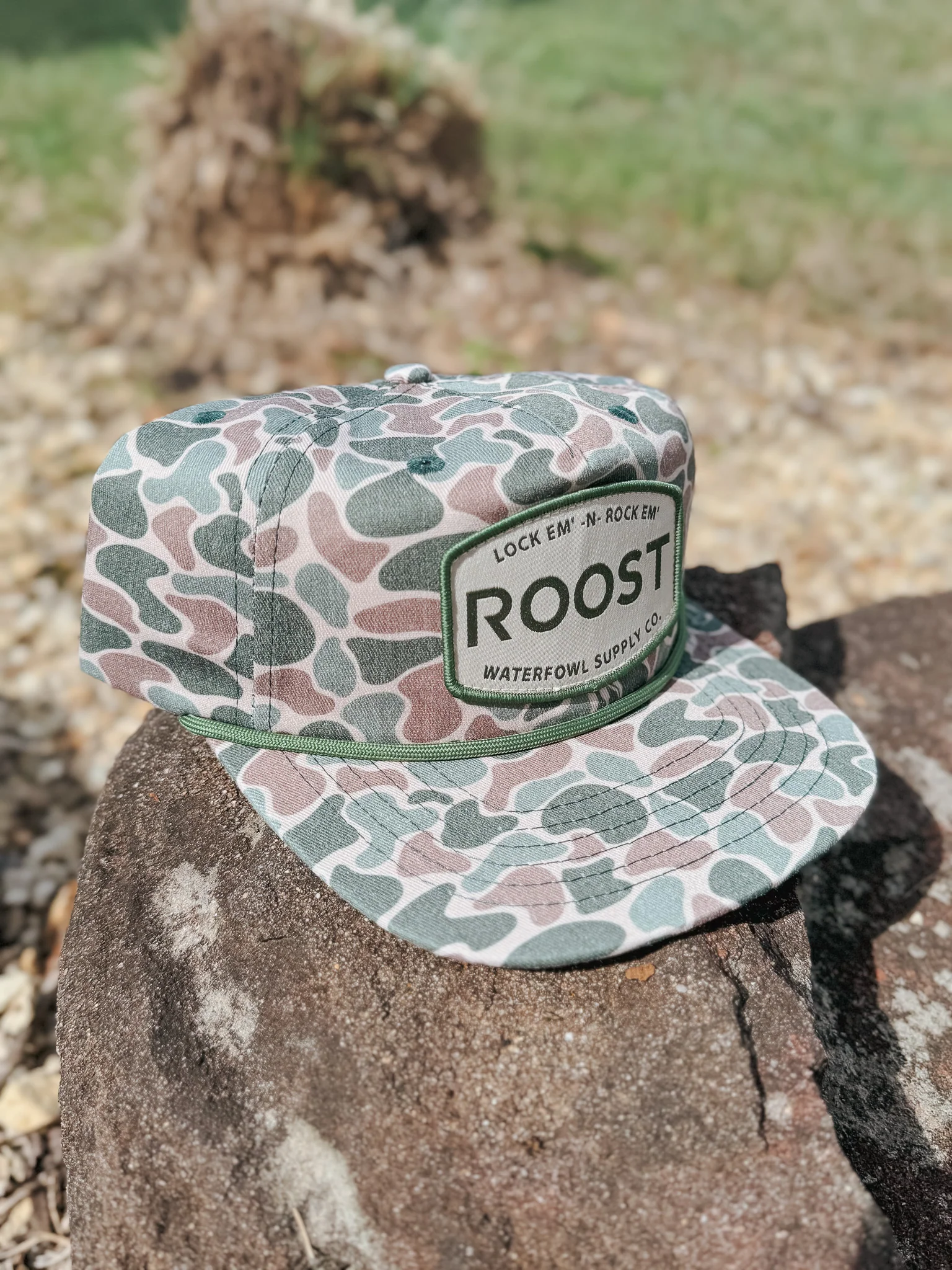 Roost Old School Camo Patch Cap - Image 4