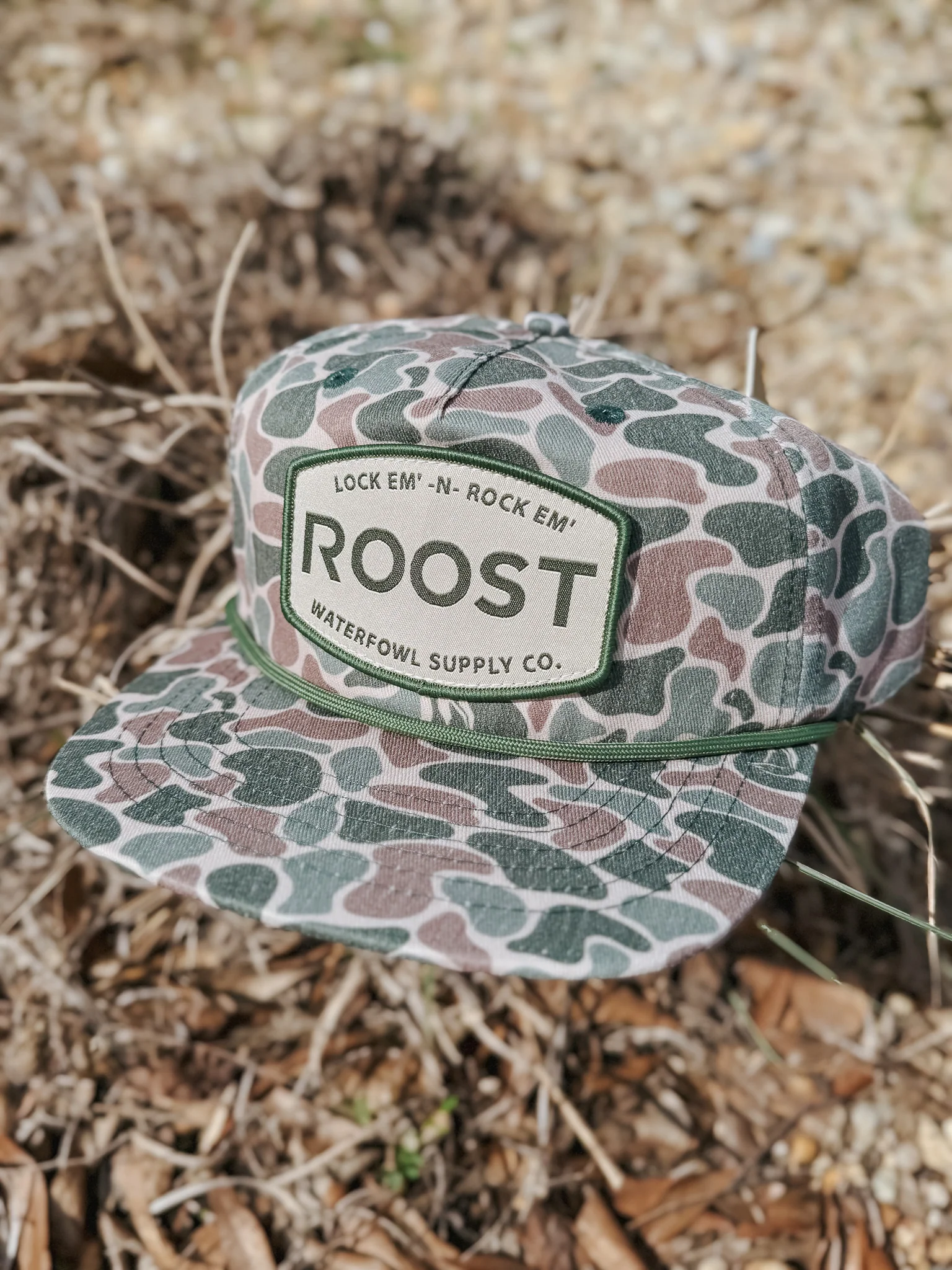 Roost Old School Camo Patch Cap - Image 5