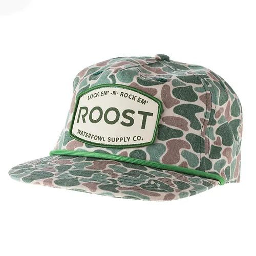 Roost Old School Camo Patch Cap - Image 7