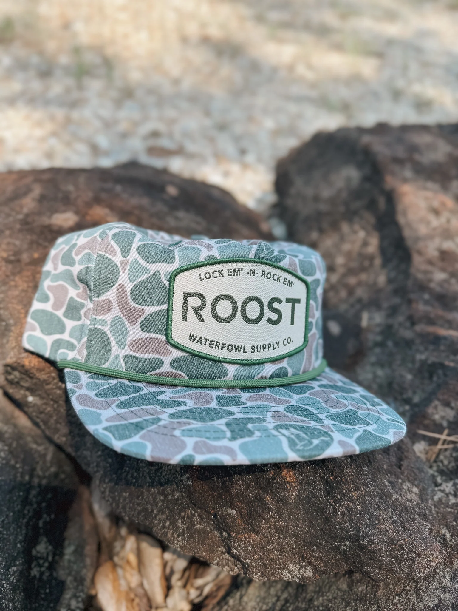 Roost Old School Camo Patch Cap - Image 9