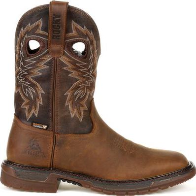 Men's Rocky Original Ride FLX Waterproof Western Boots - Image 7