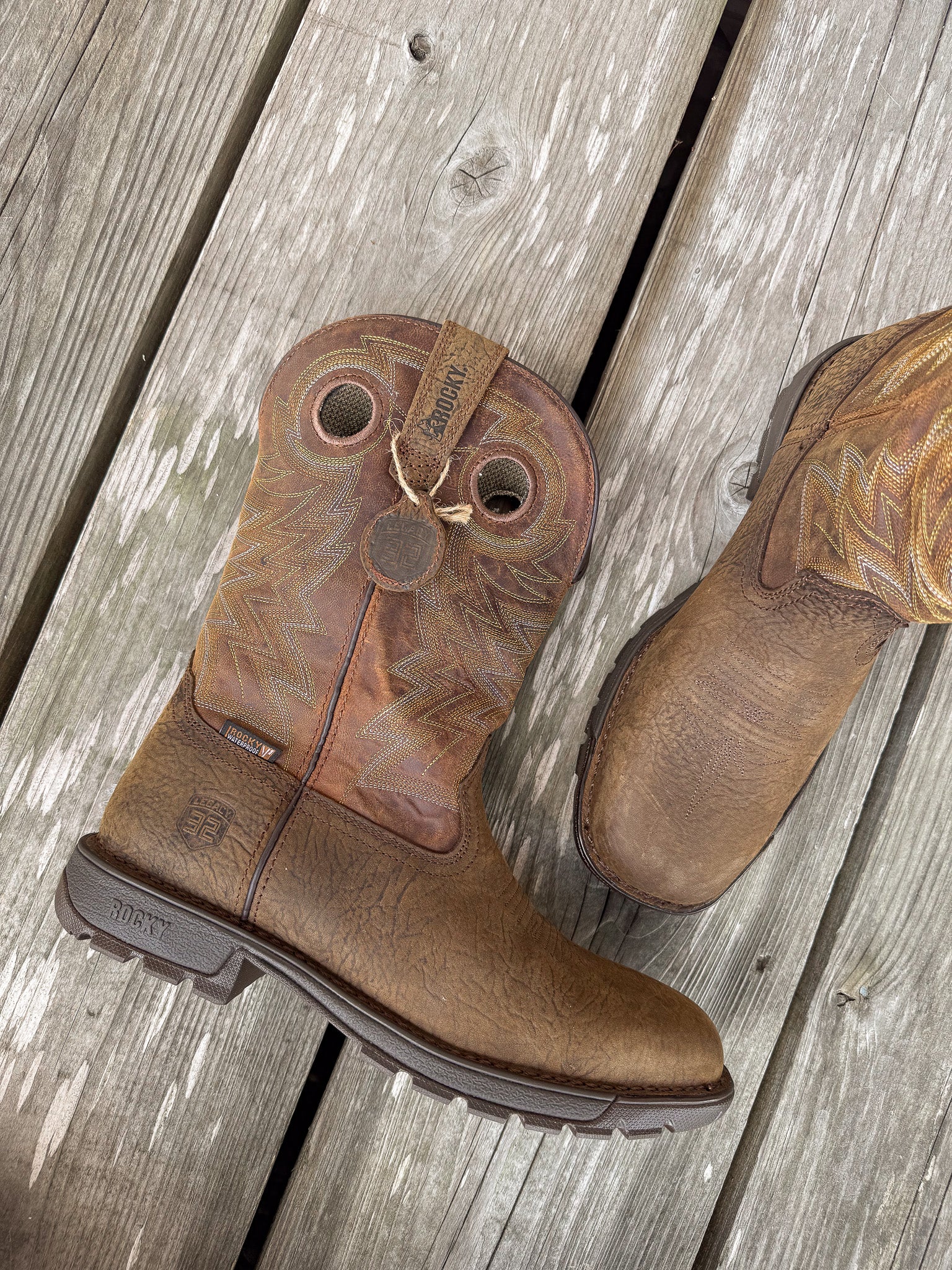 Men's Rocky Legacy 32 Waterproof Western Boot - Image 4