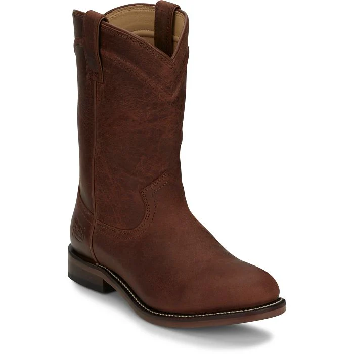 JUSTIN MEN'S BRASWELL 10" ROPER BOOTS - Image 2