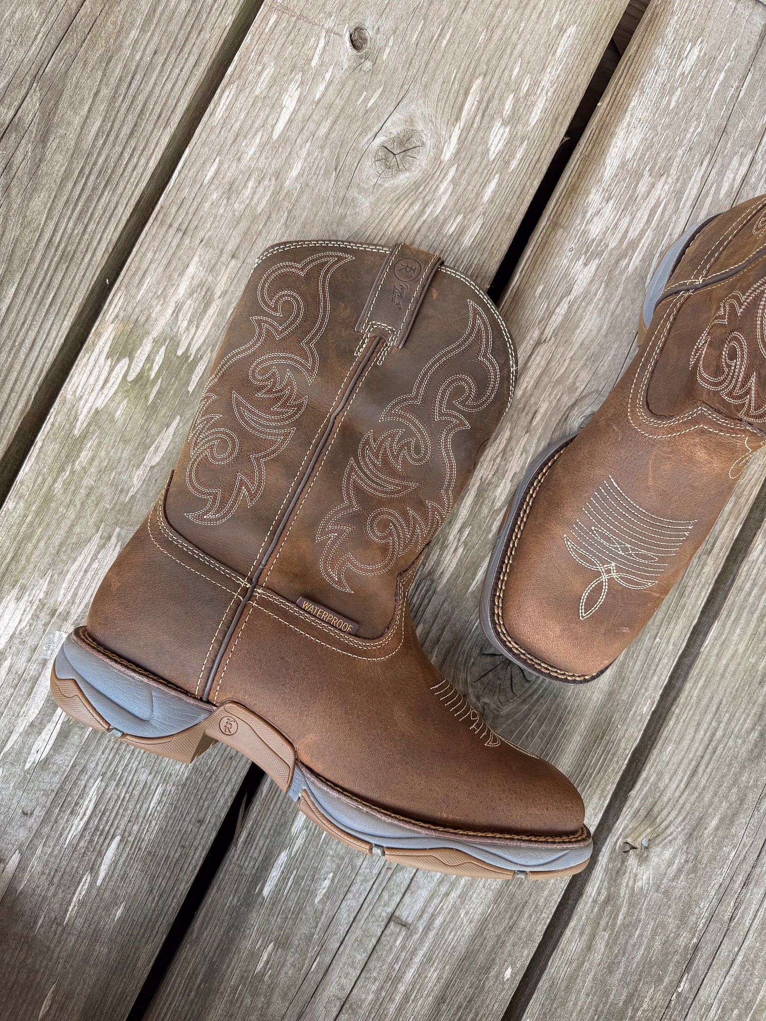 Men's Tony Lama Junction Waterproof Work Boots - Image 5