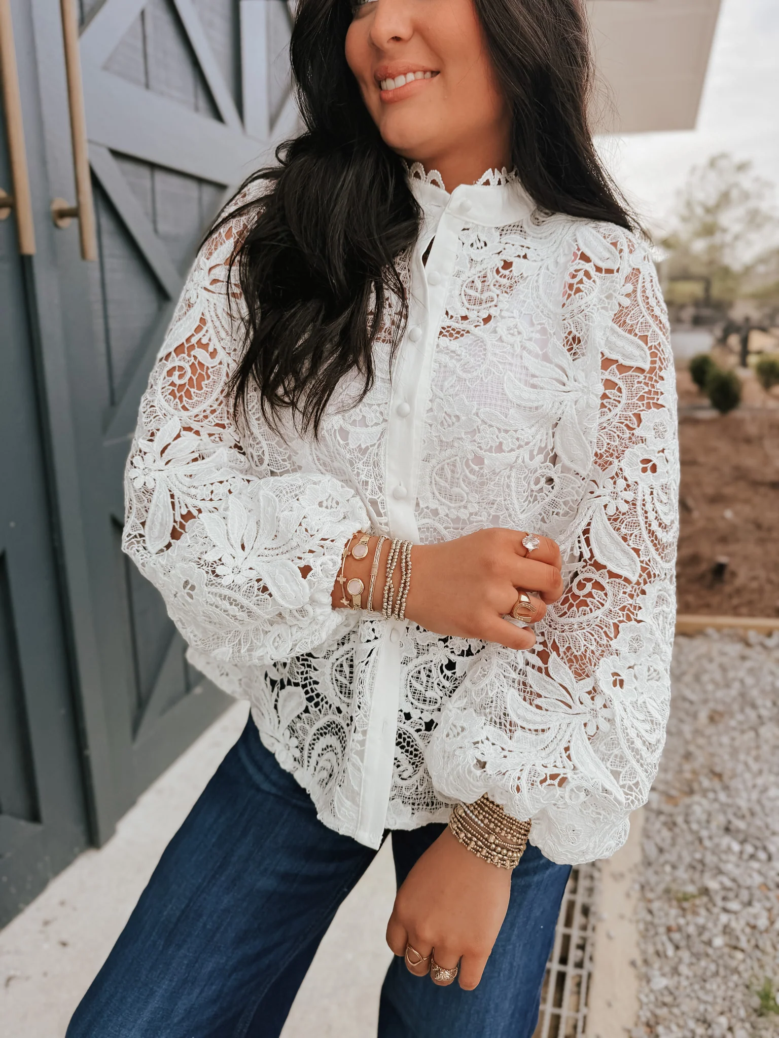 Sweet Details Top in White - Image 2