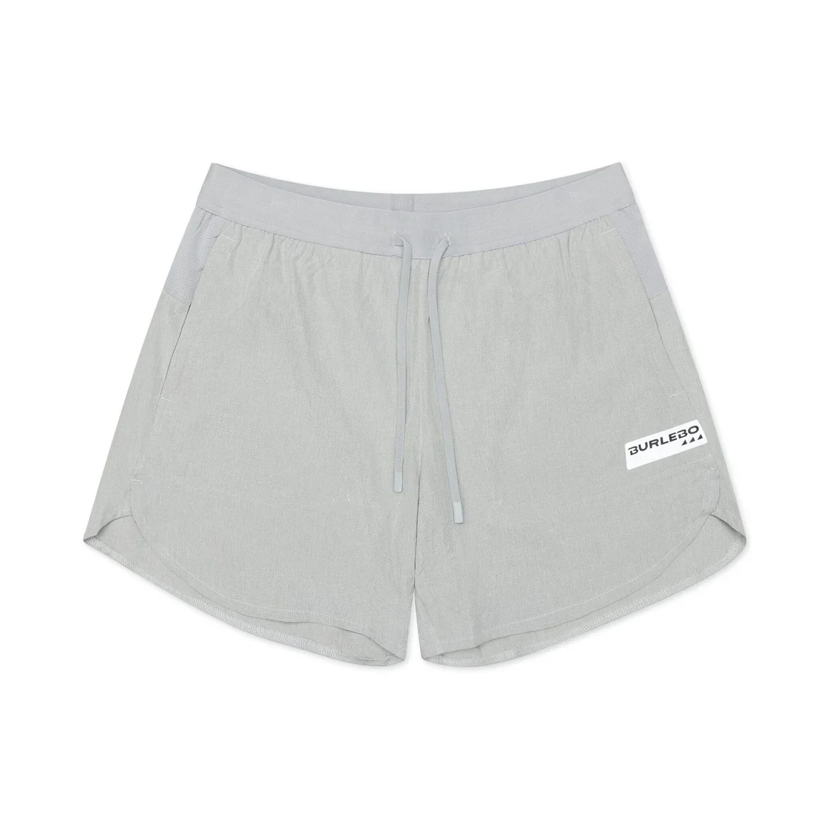 Burlebo Men's Training Short - Heather Light Grey - Image 8