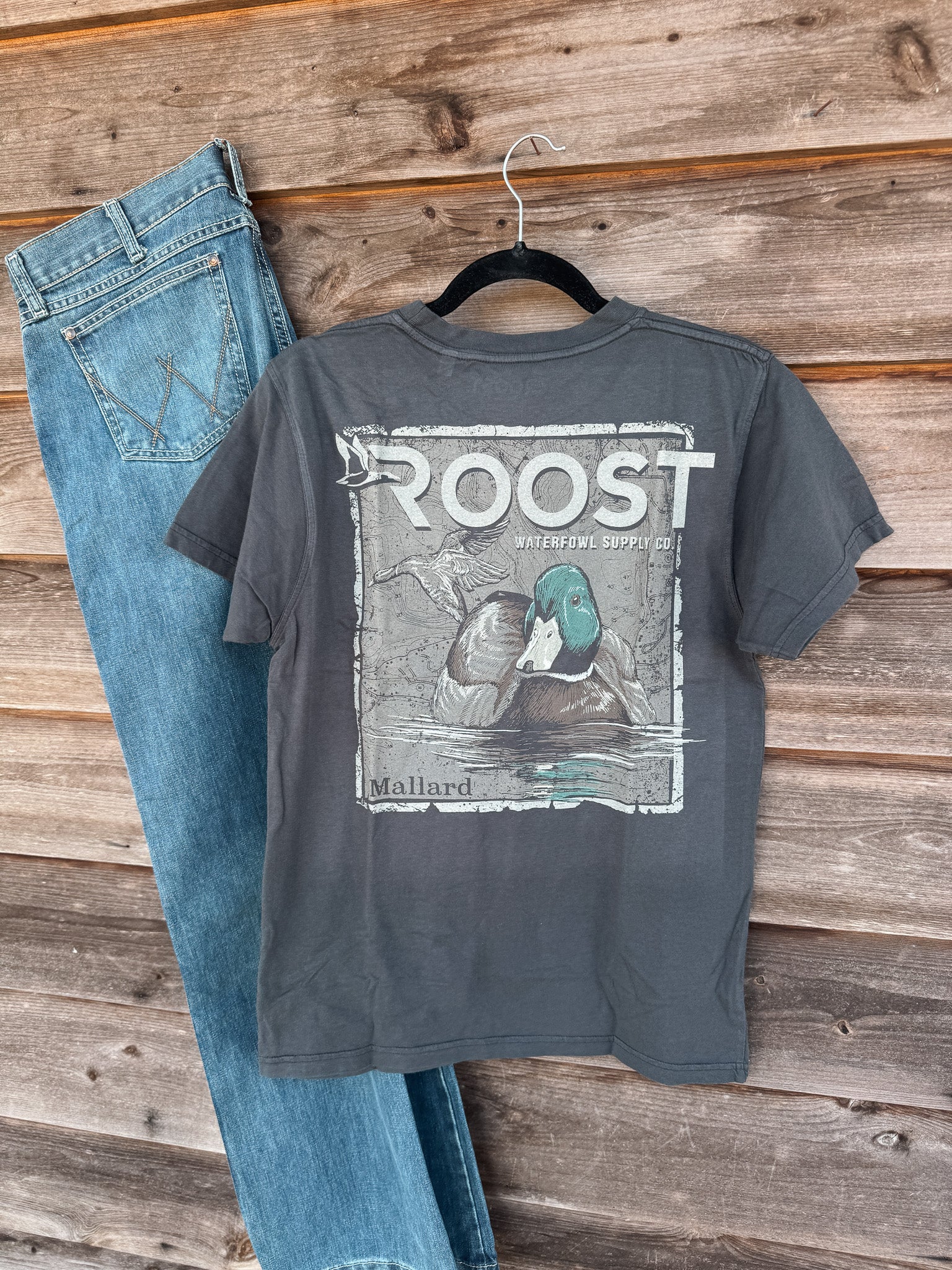 Roost Mallard Stamp T-Shirt - Image 3