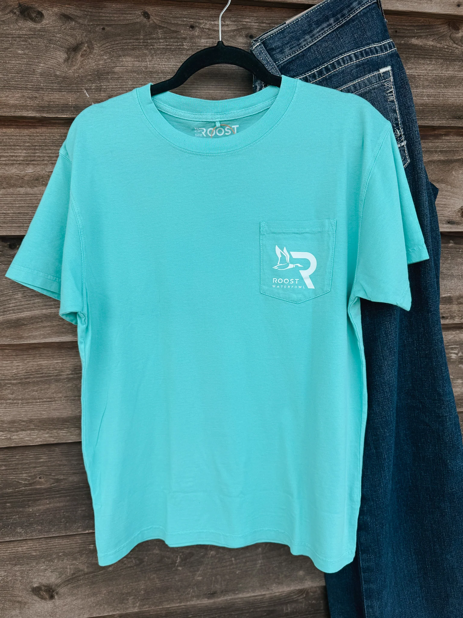 Roost Mallard Landing T-Shirt in Mint - Image 2