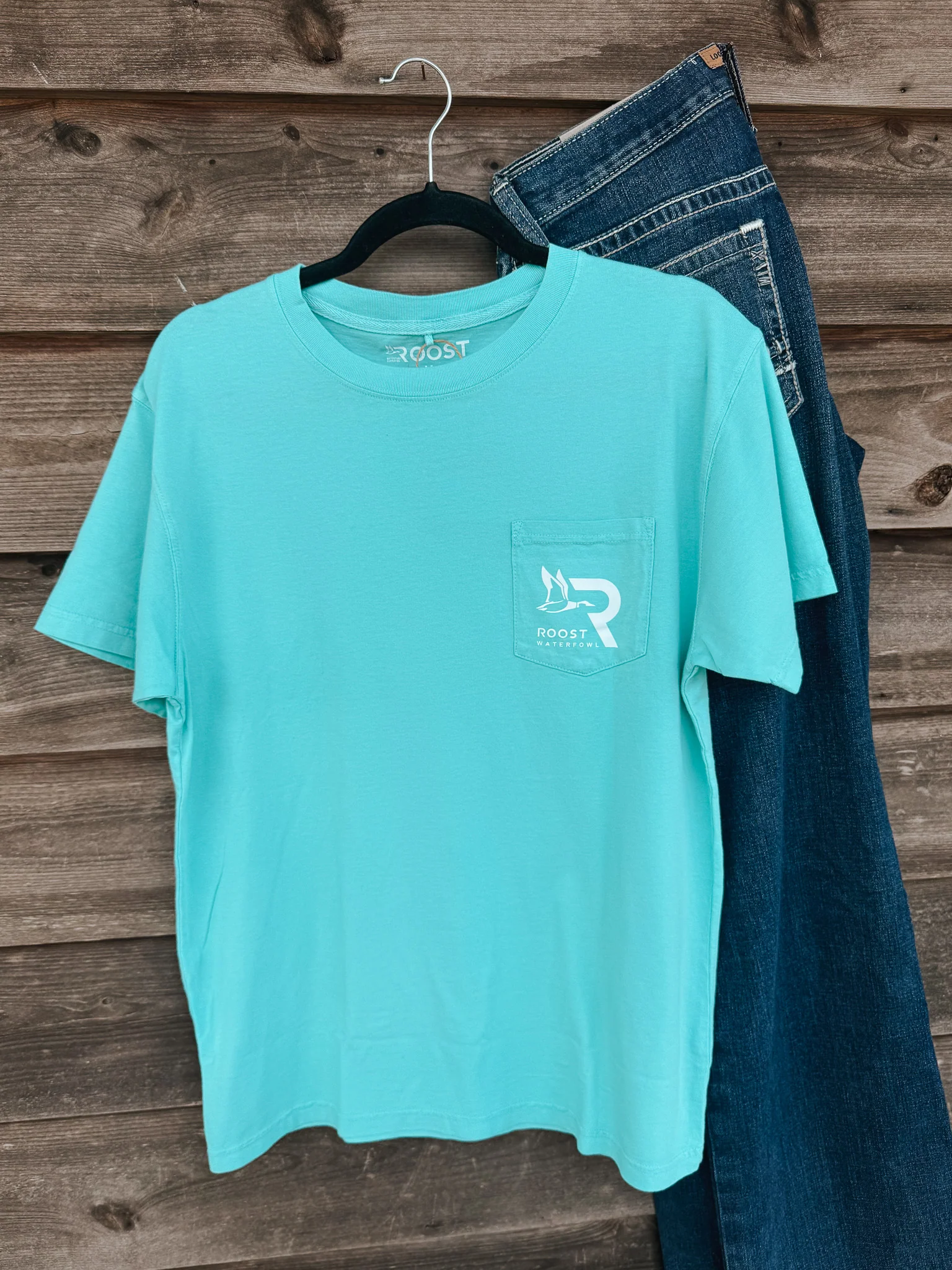 Roost Mallard Landing T-Shirt in Mint - Image 3