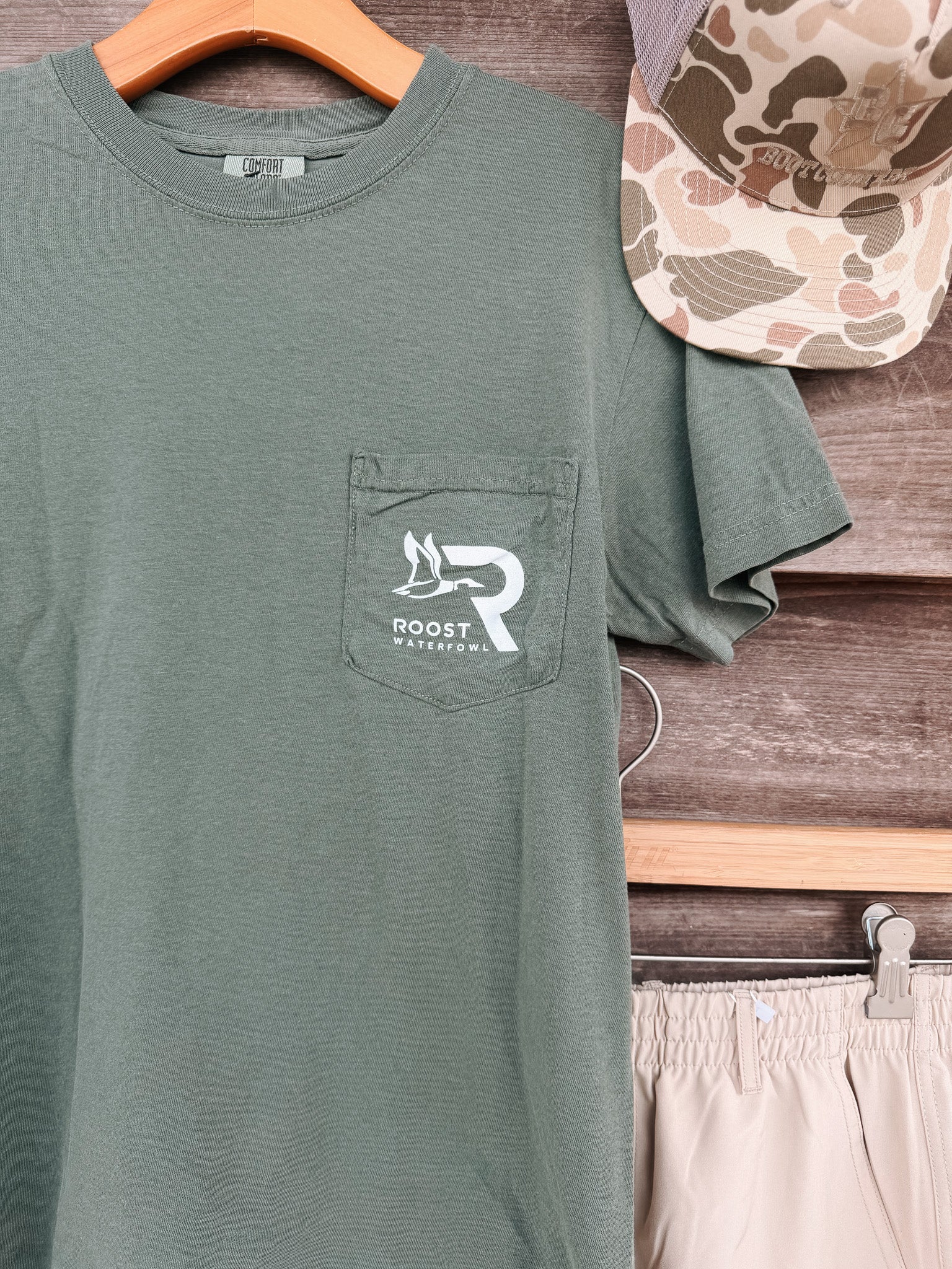 Roost Mallard Shield T-Shirt - Image 3
