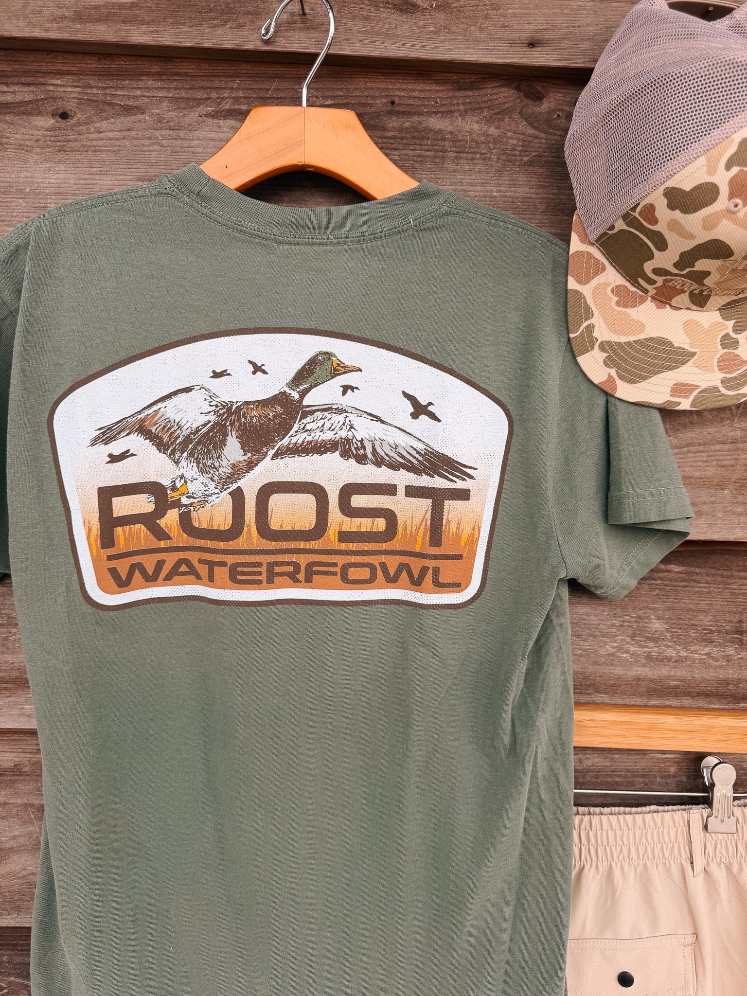 Roost Mallard Shield T-Shirt - Image 4