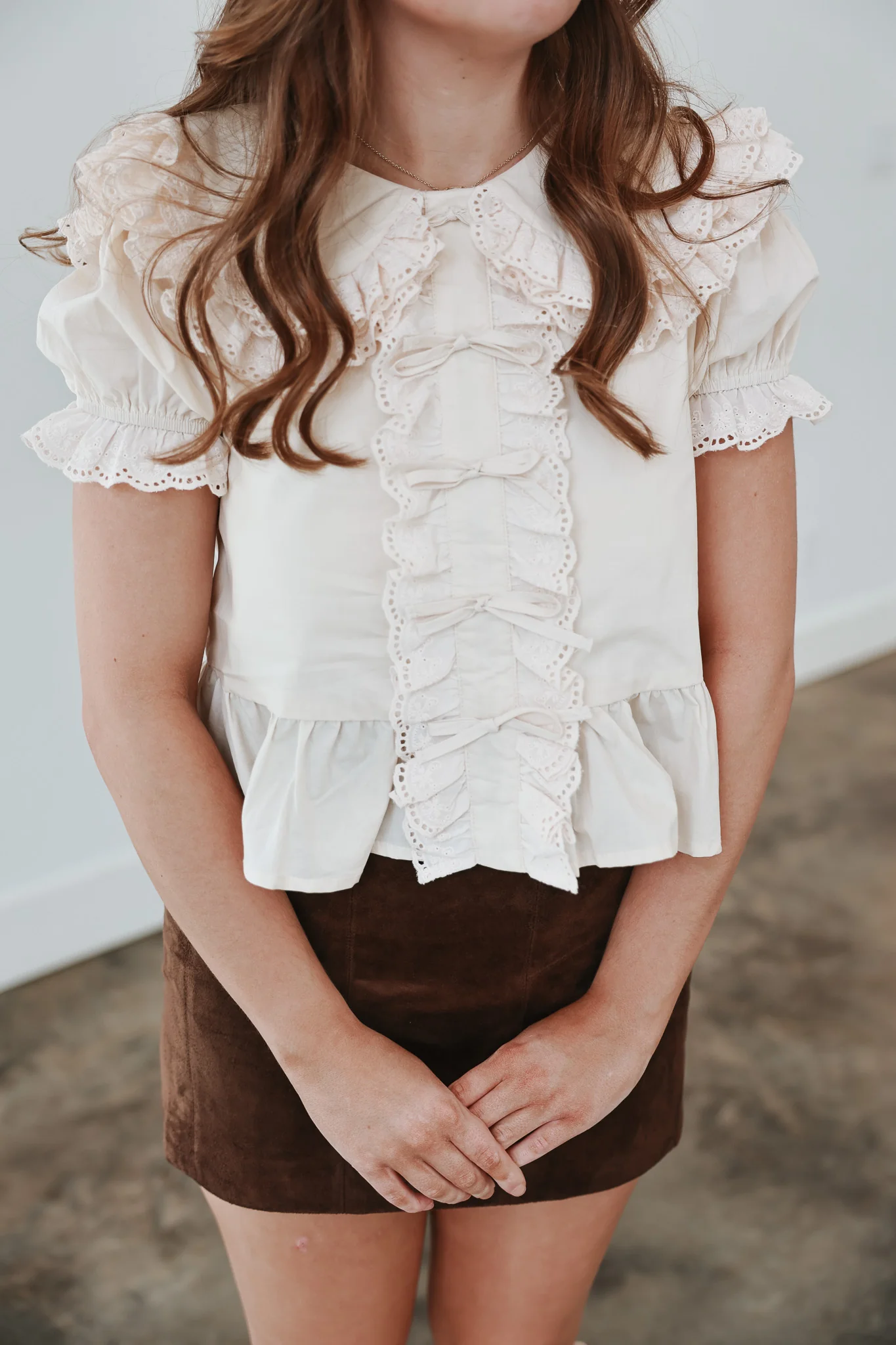 The Gianna Cream Blouse - Image 5