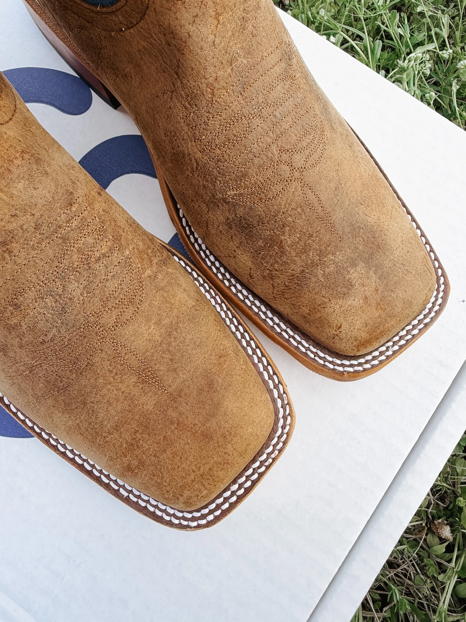Men's Anderson Bean Sky Blue Avatar Bison Boots - Image 3