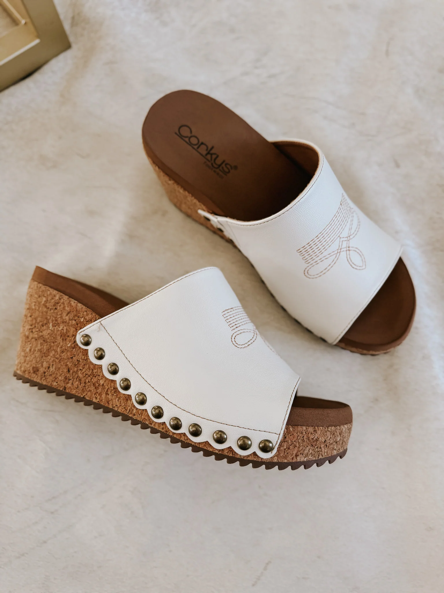 Saddle Up Wedge In Ivory - Image 5