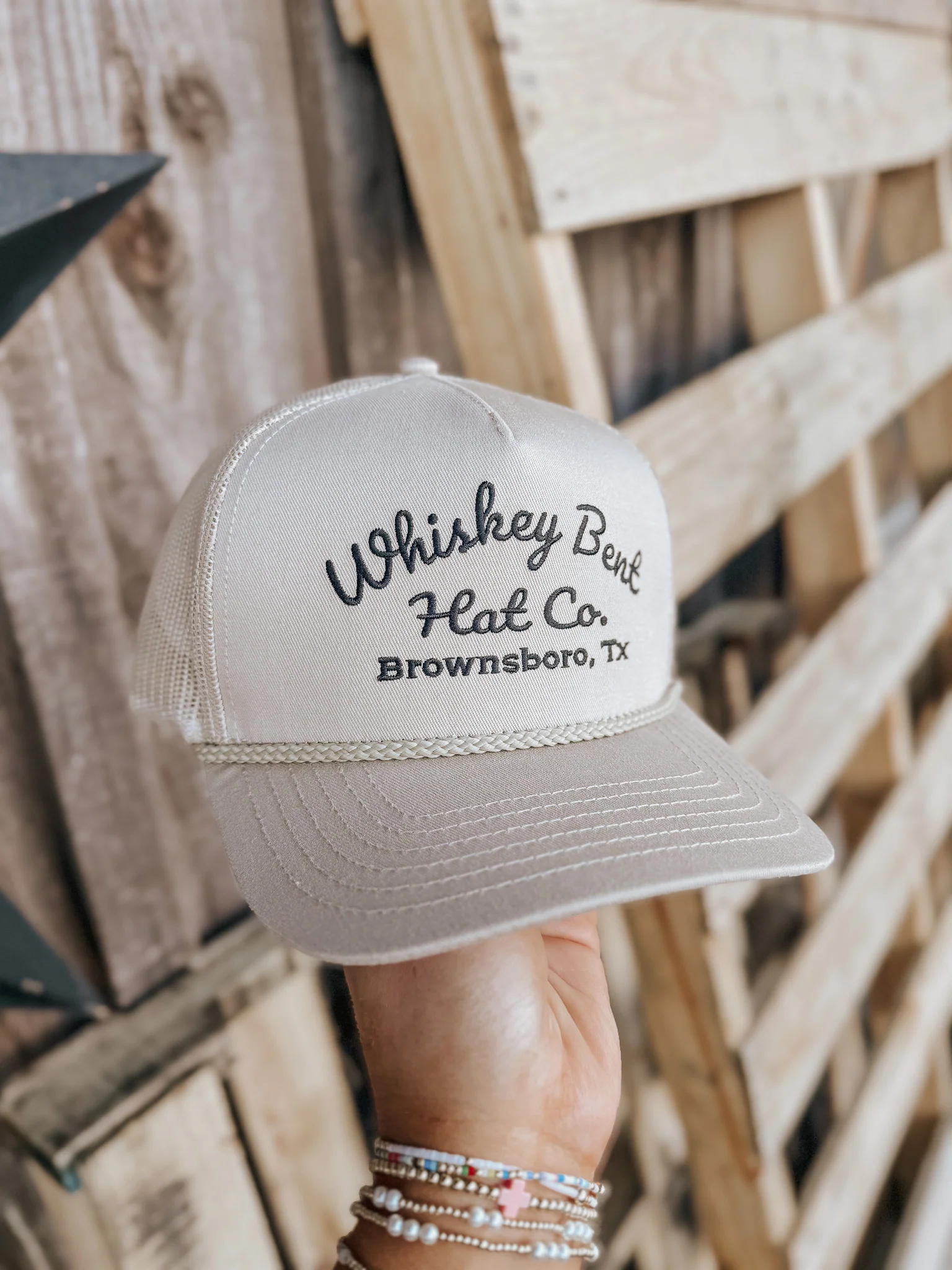 Whiskey Bent Hat Co. The Sale Barn Cap in Tan - Image 6