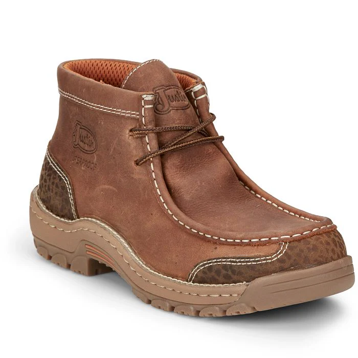 MEN'S JUSTIN CRAFTON 4" WATERPROOF WORK SHOE - Image 2